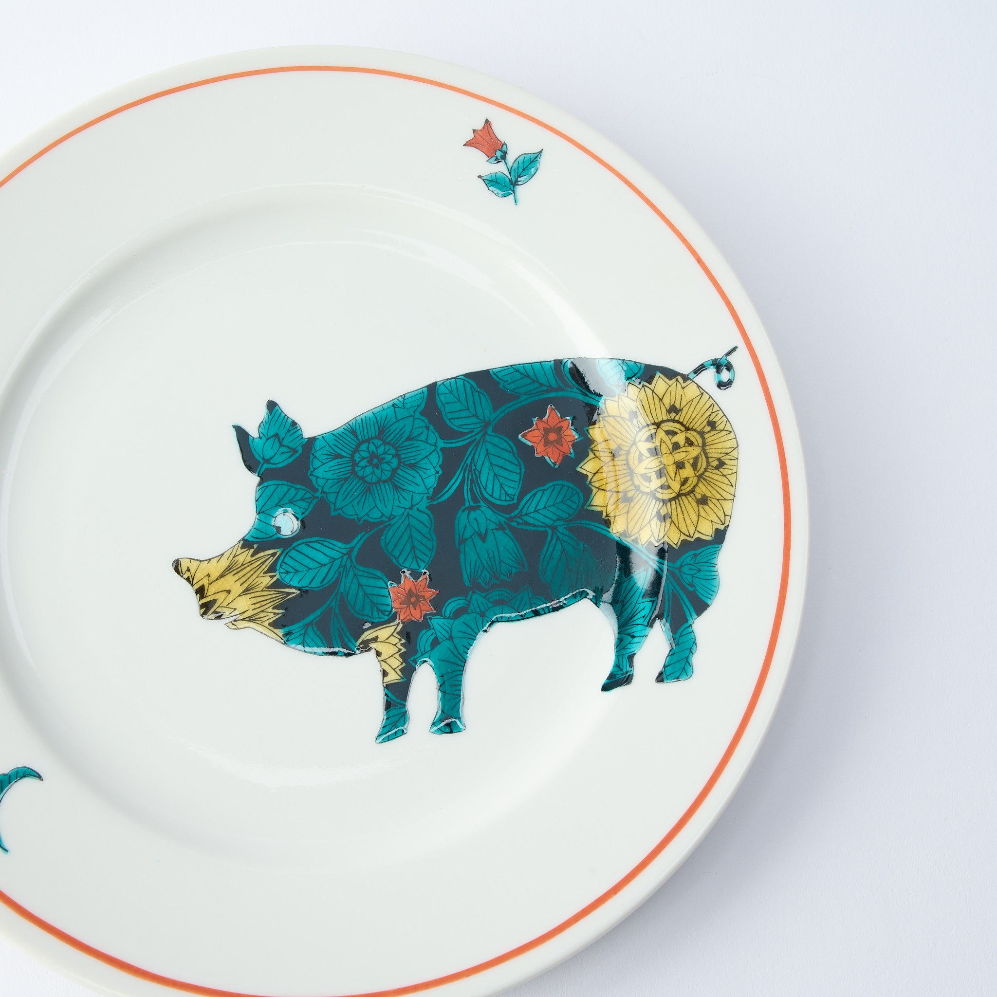 Botanical Series Side Plate - JAPAN KUTANI SHOP