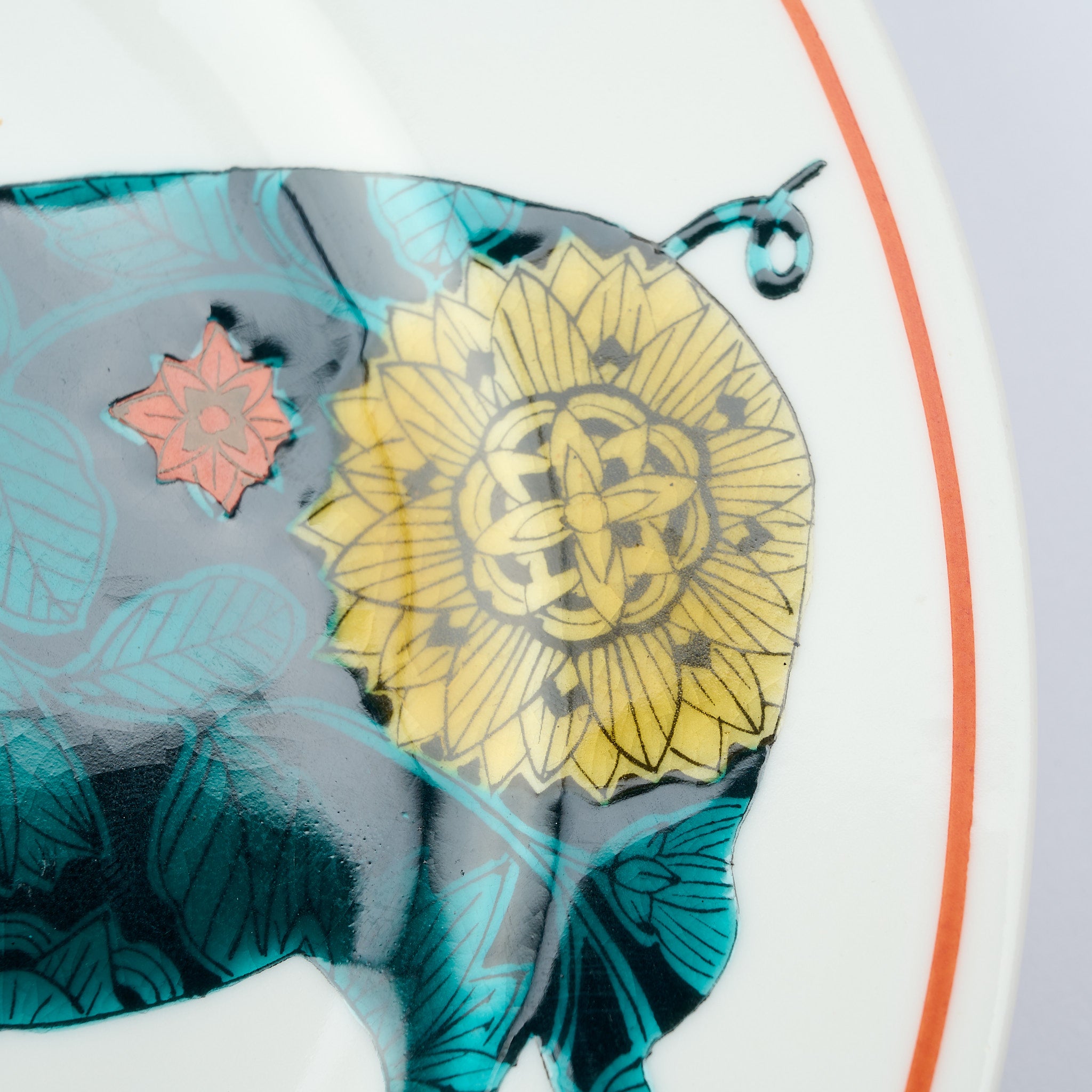 Botanical Series Side Plate - JAPAN KUTANI SHOP