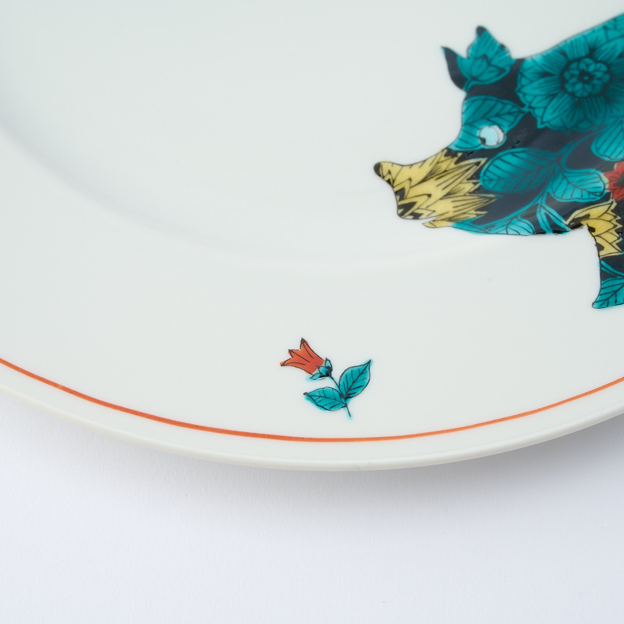 Botanical Series Dinner Plate - JAPAN KUTANI SHOP