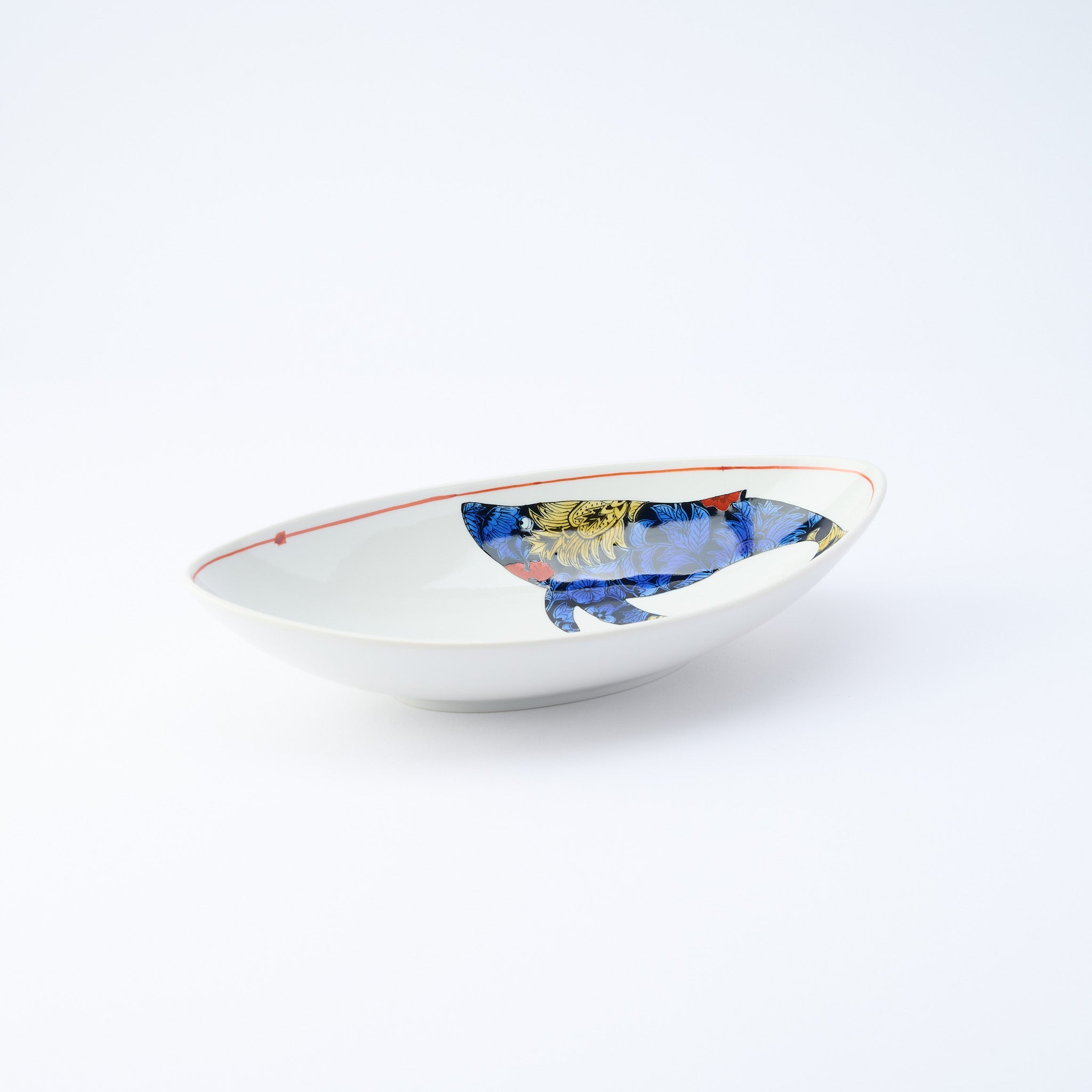 Botanical Series Oval Large Bowl - JAPAN KUTANI SHOP