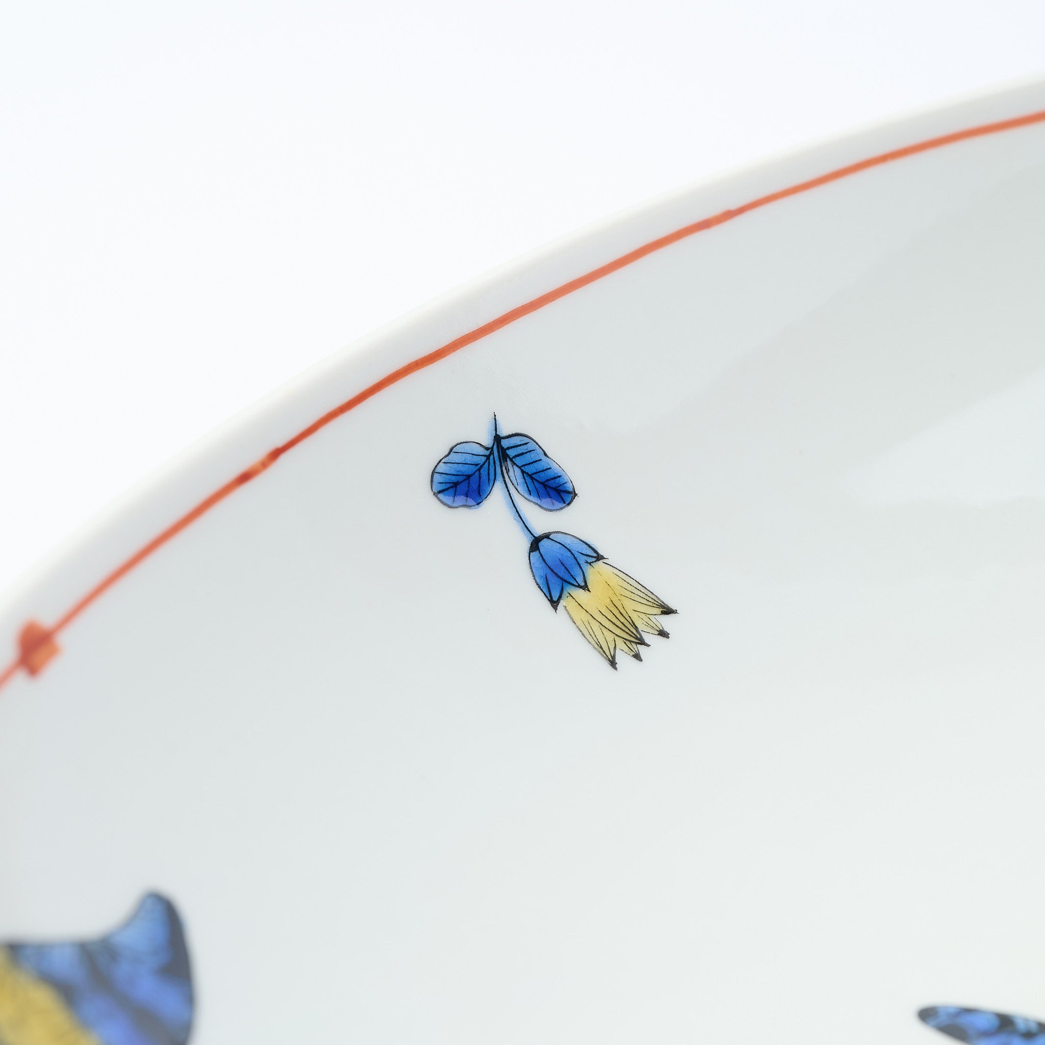 Botanical Series Oval Large Bowl - JAPAN KUTANI SHOP
