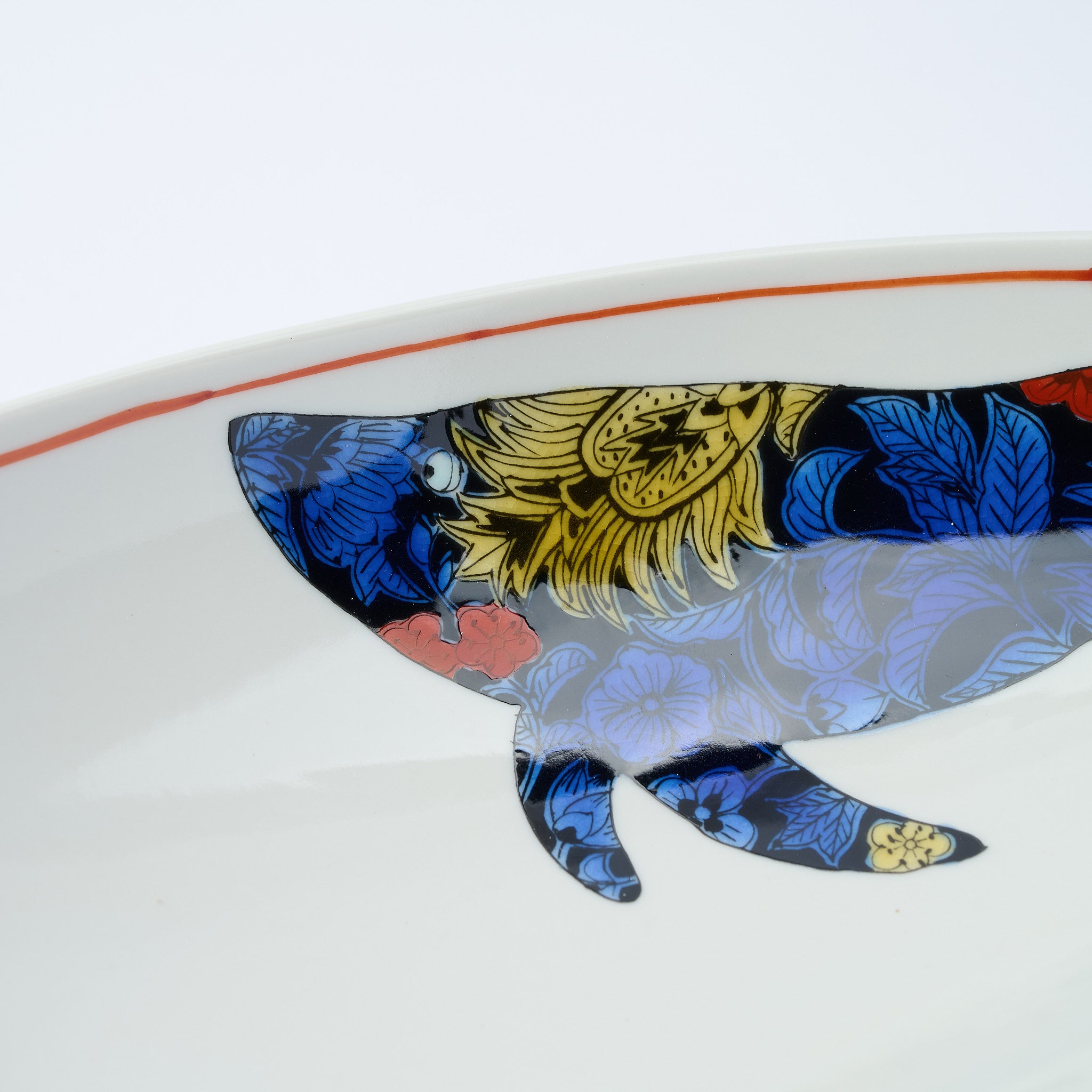 Botanical Series Oval Large Bowl - JAPAN KUTANI SHOP