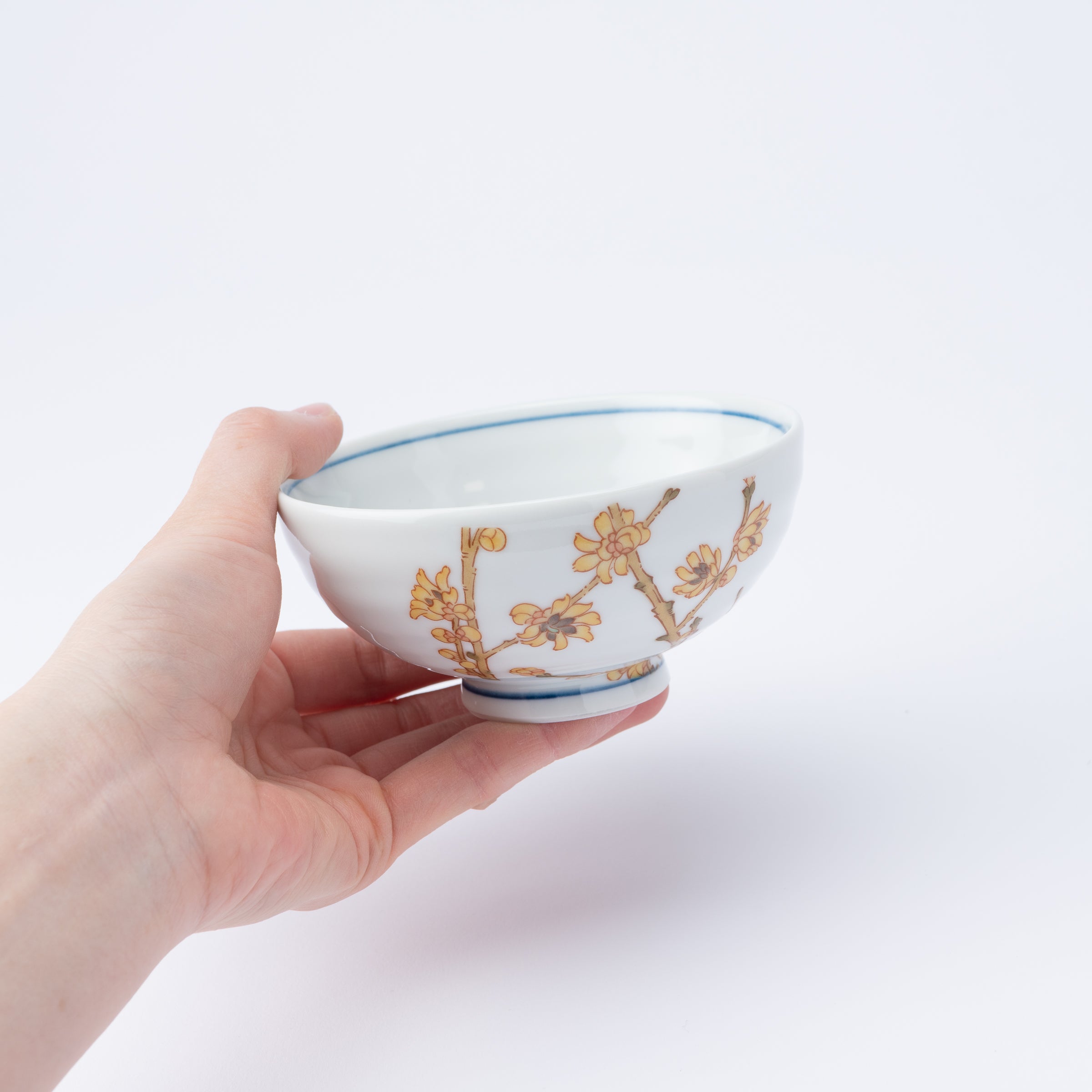 A Year in Bloom Rice Bowl Rice Bowl - JAPAN KUTANI SHOP