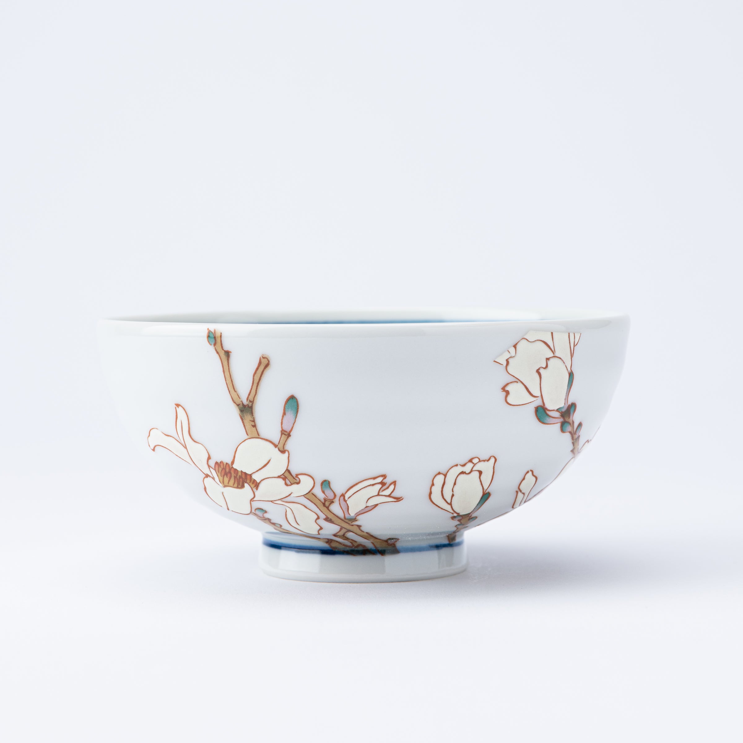 A Year in Bloom Rice Bowl Rice Bowl - JAPAN KUTANI SHOP