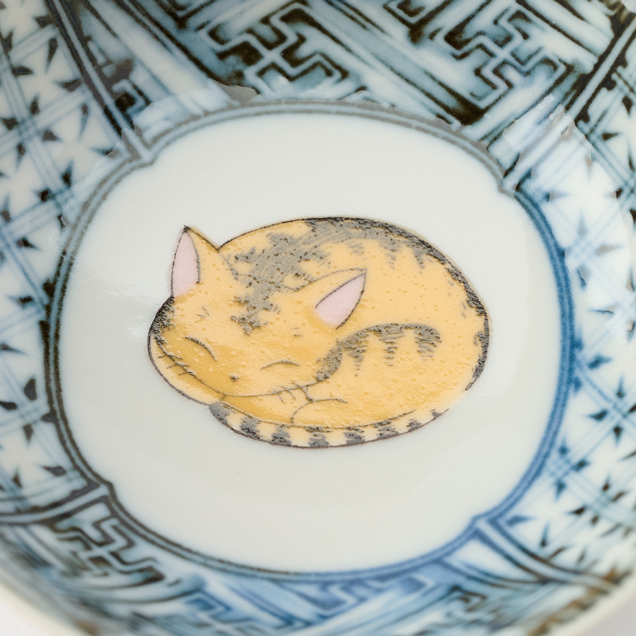 Sleeping Cat Kobachi Small Bowl Set - JAPAN KUTANI SHOP