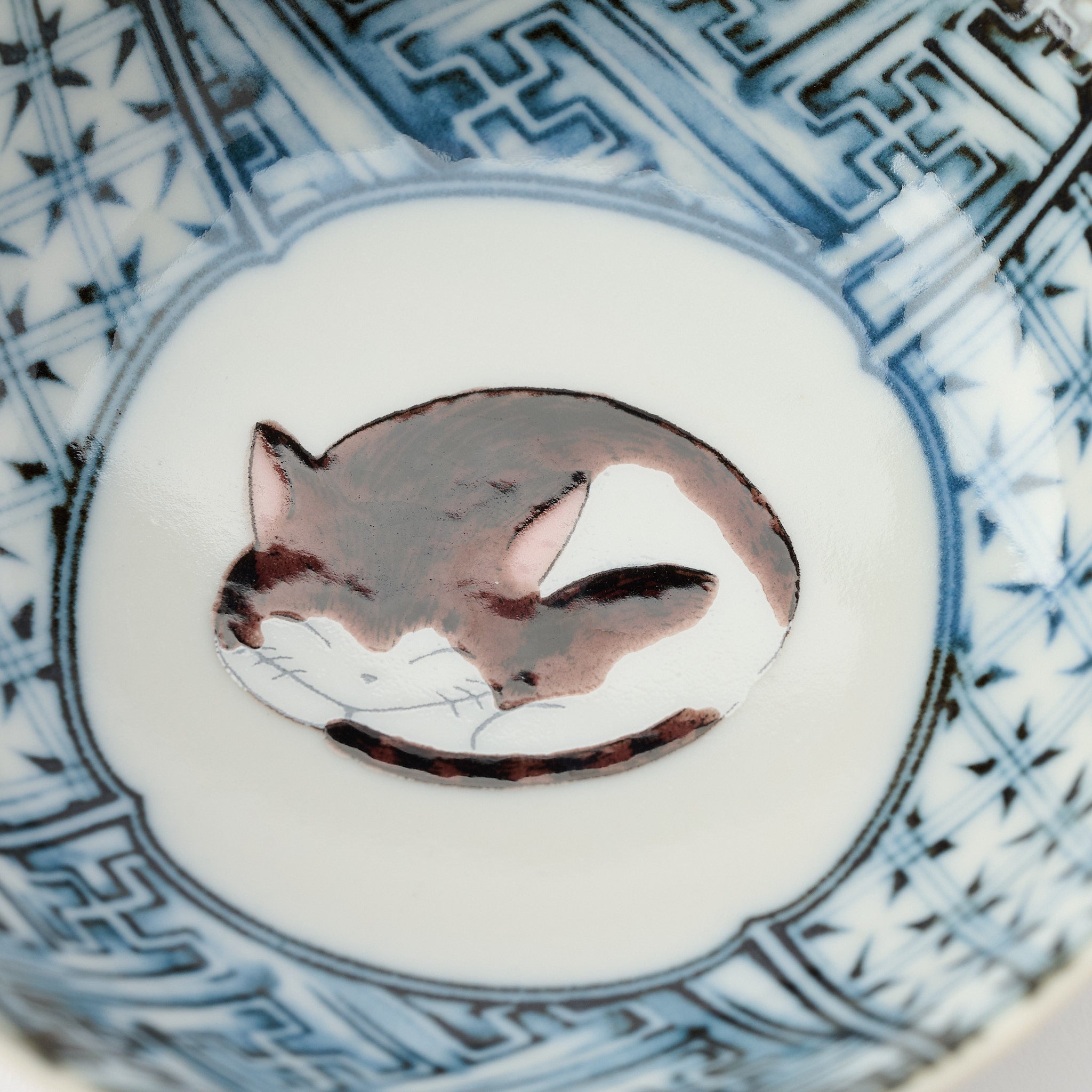 Sleeping Cat Kobachi Small Bowl Set - JAPAN KUTANI SHOP