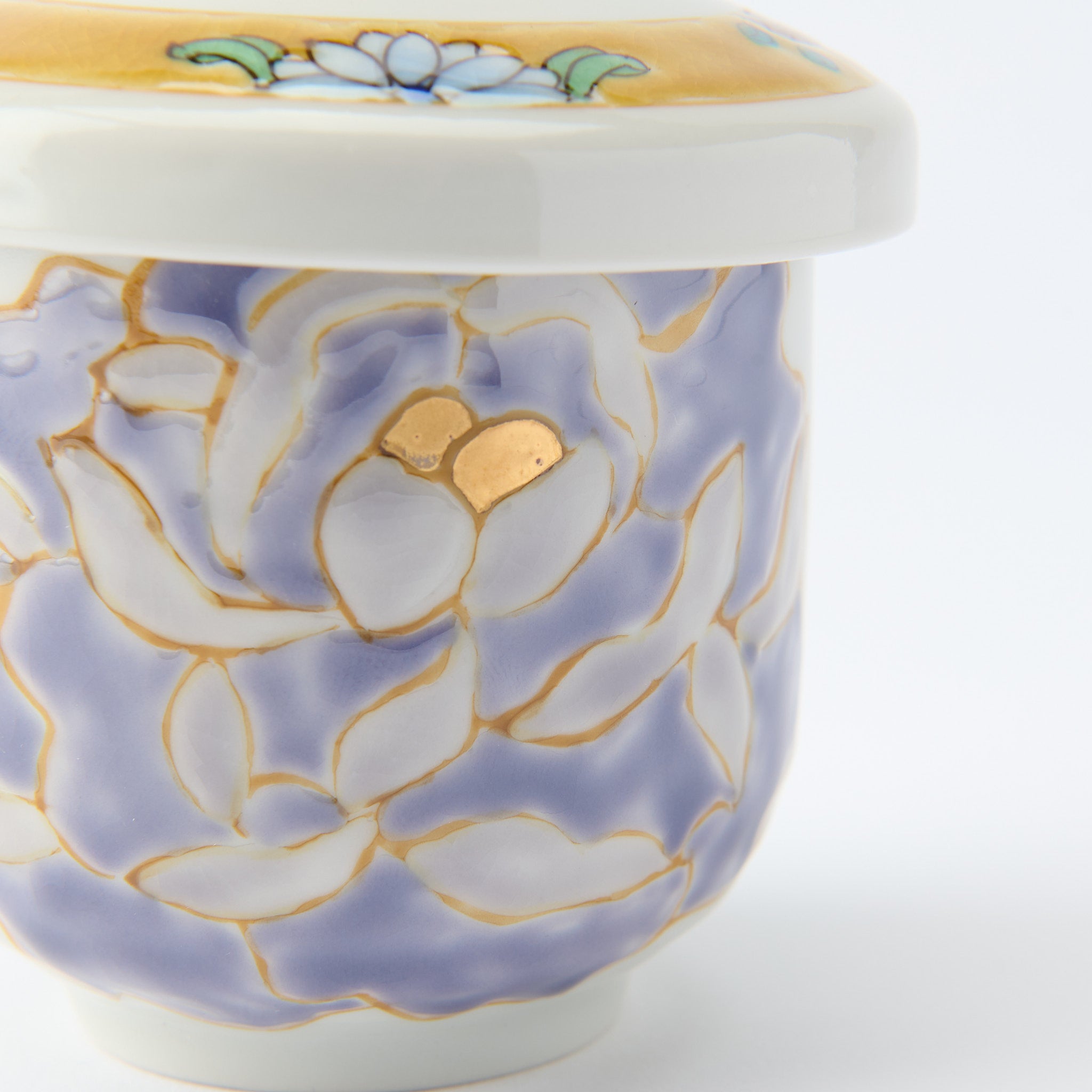 Blooming Peony Chawanmushi Bowl - JAPAN KUTANI SHOP