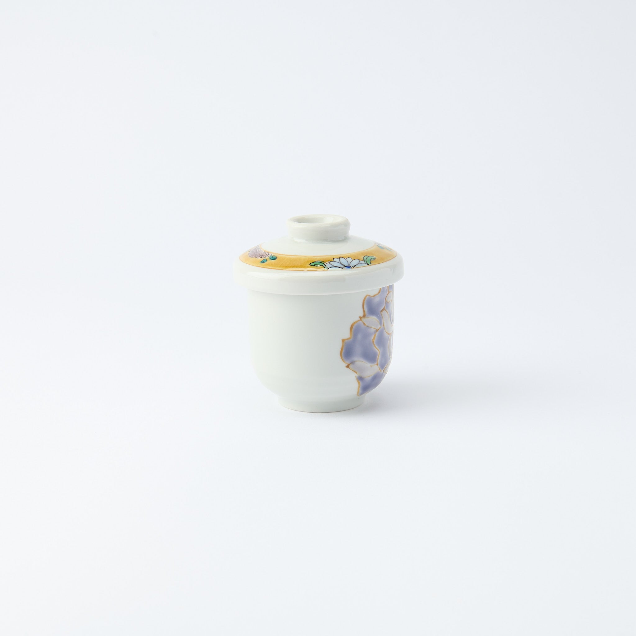 Blooming Peony Chawanmushi Bowl - JAPAN KUTANI SHOP
