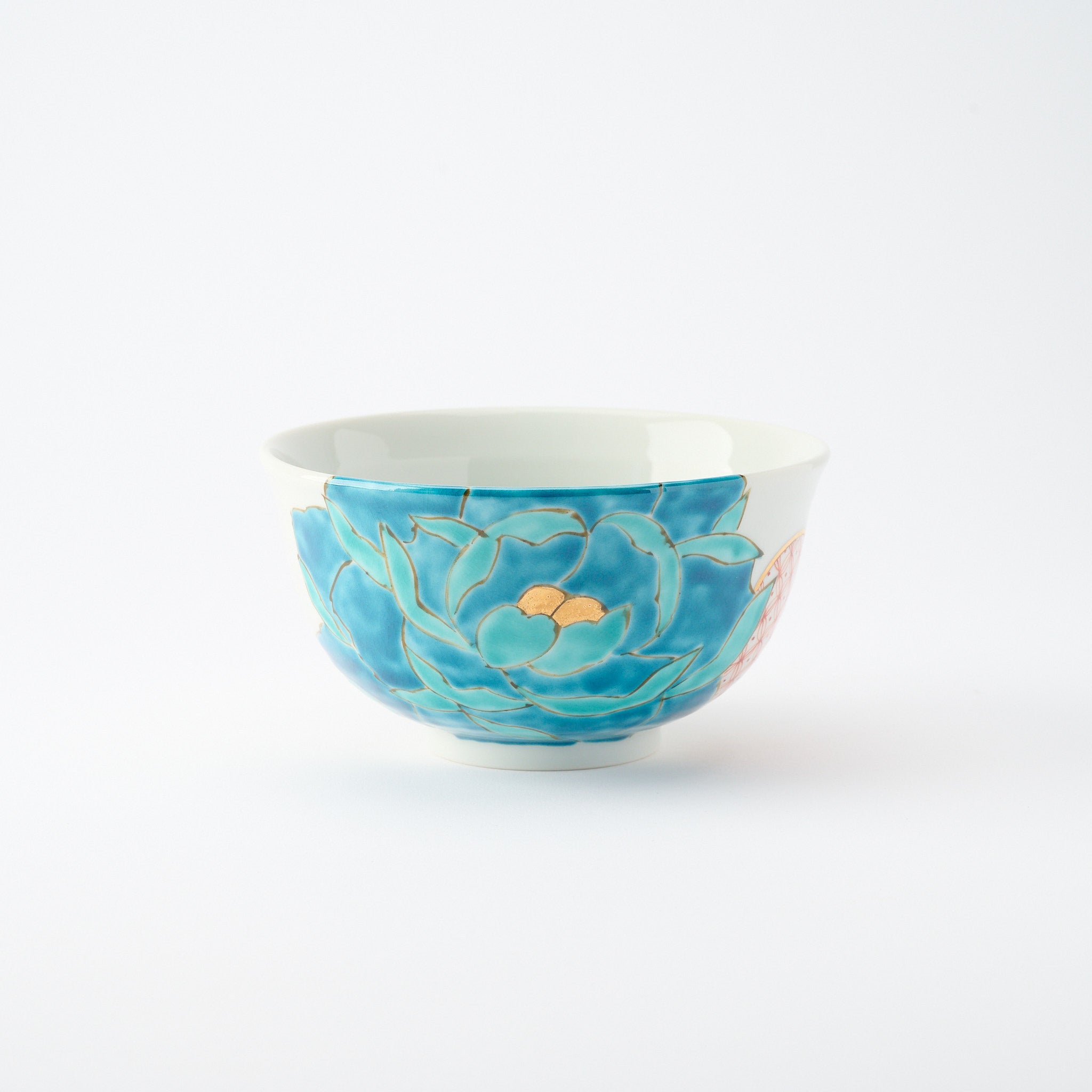 Blue Peony Medium Bowl　 - JAPAN KUTANI SHOP