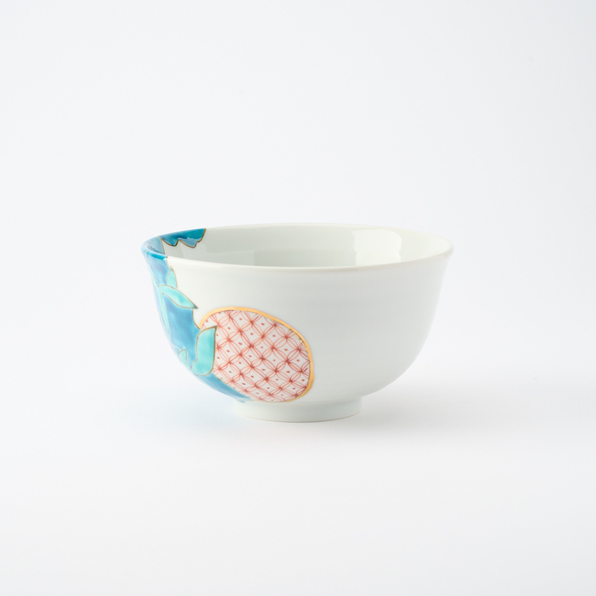 Blue Peony Medium Bowl　 - JAPAN KUTANI SHOP