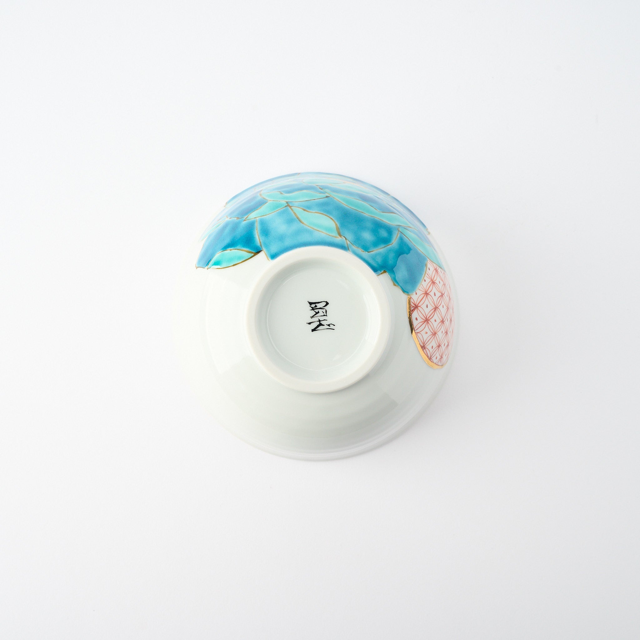 Blue Peony Medium Bowl　 - JAPAN KUTANI SHOP