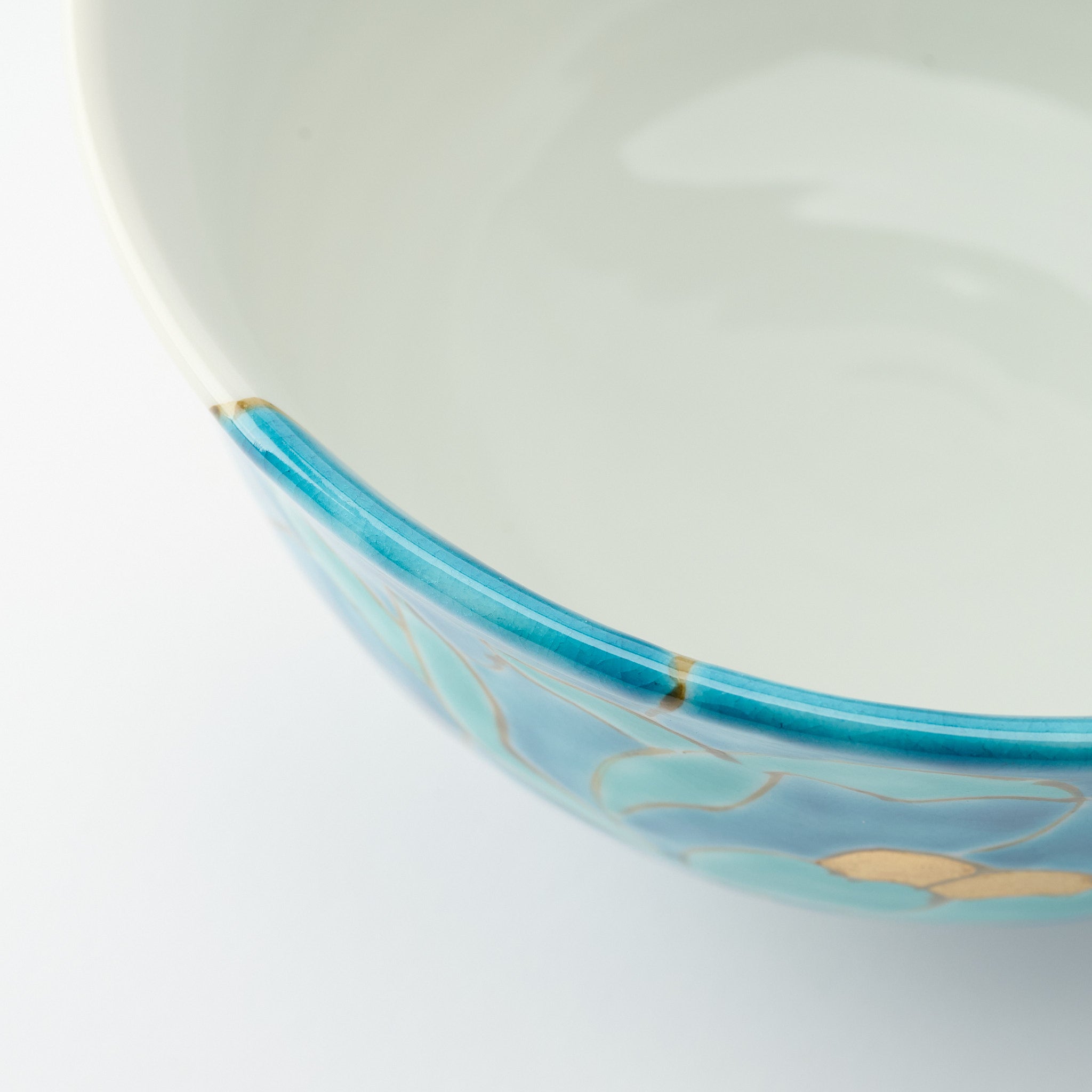 Blue Peony Medium Bowl　 - JAPAN KUTANI SHOP