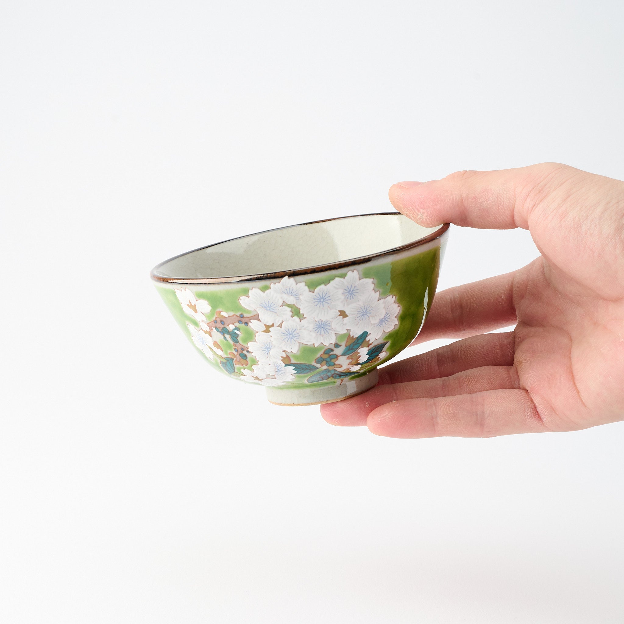 Blooming Sakura Rice Bowl Pair - JAPAN KUTANI SHOP