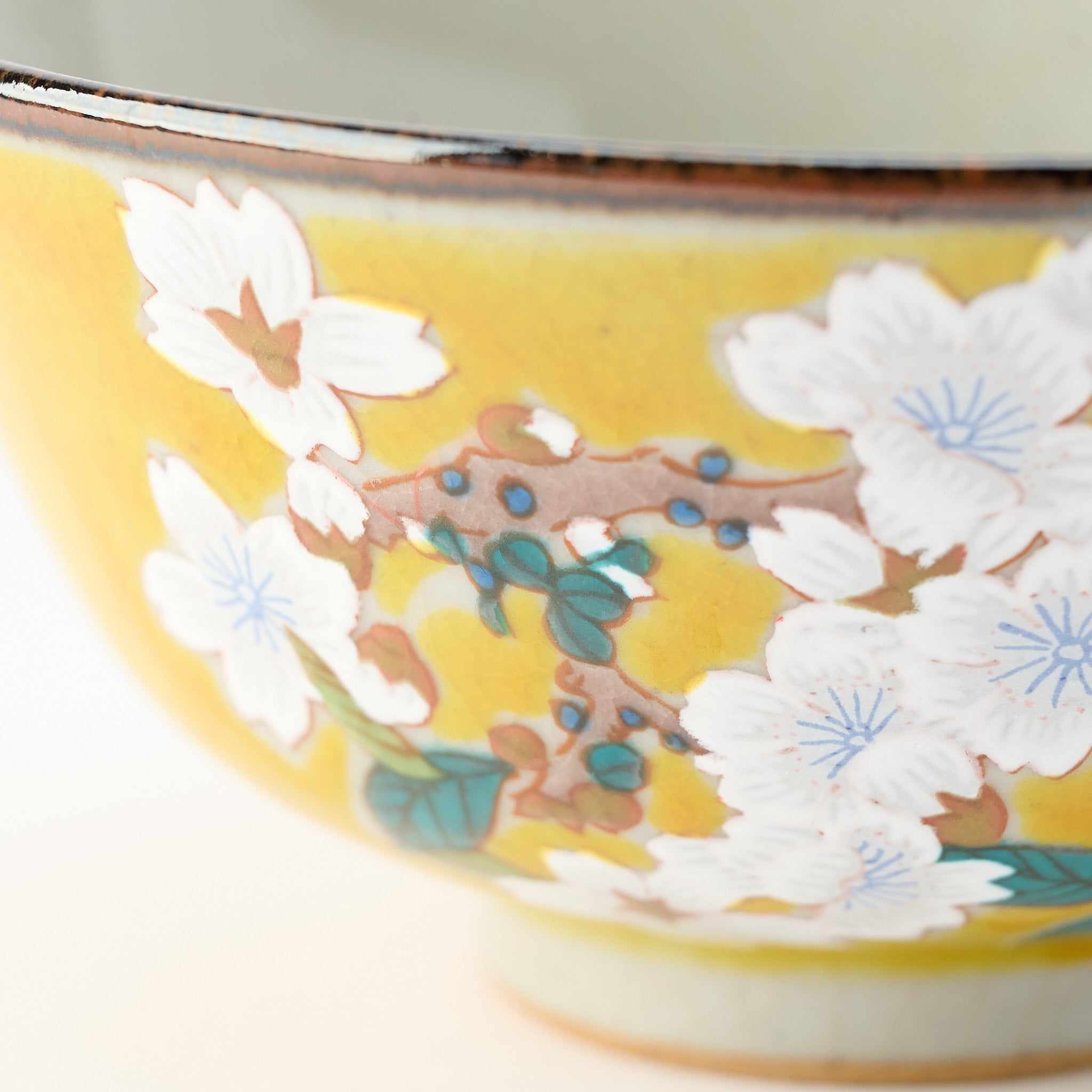 Blooming Sakura Rice Bowl Pair - JAPAN KUTANI SHOP