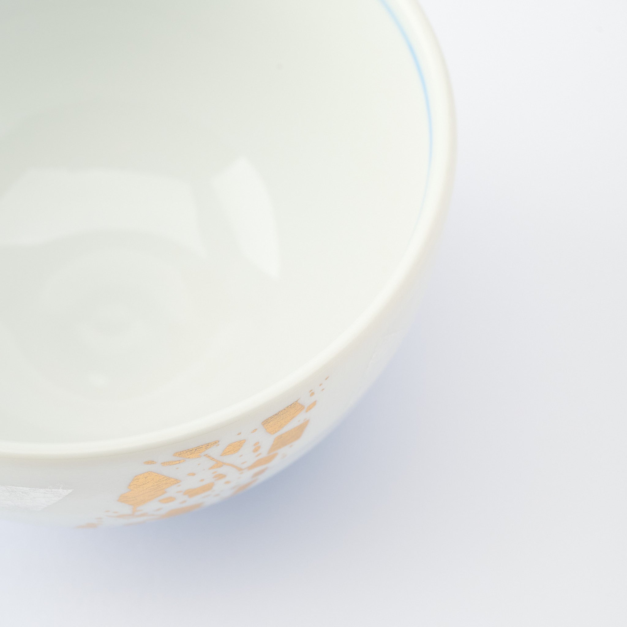 Ginsai with Gold Rice Bowl Pair - JAPAN KUTANI SHOP