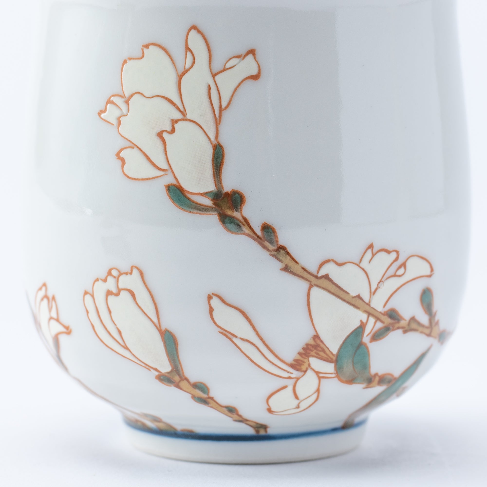 A Year in Bloom Yunomi Japanese Teacup - JAPAN KUTANI SHOP