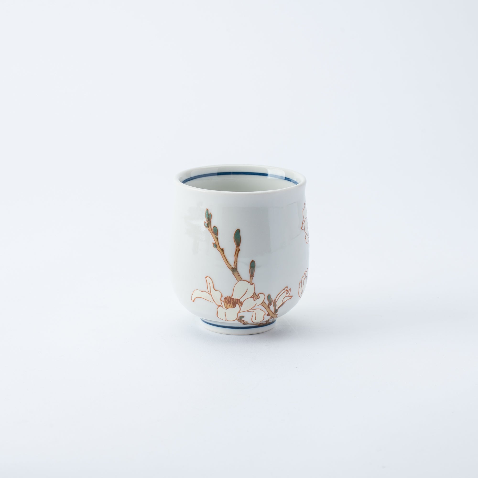 A Year in Bloom Yunomi Japanese Teacup - JAPAN KUTANI SHOP