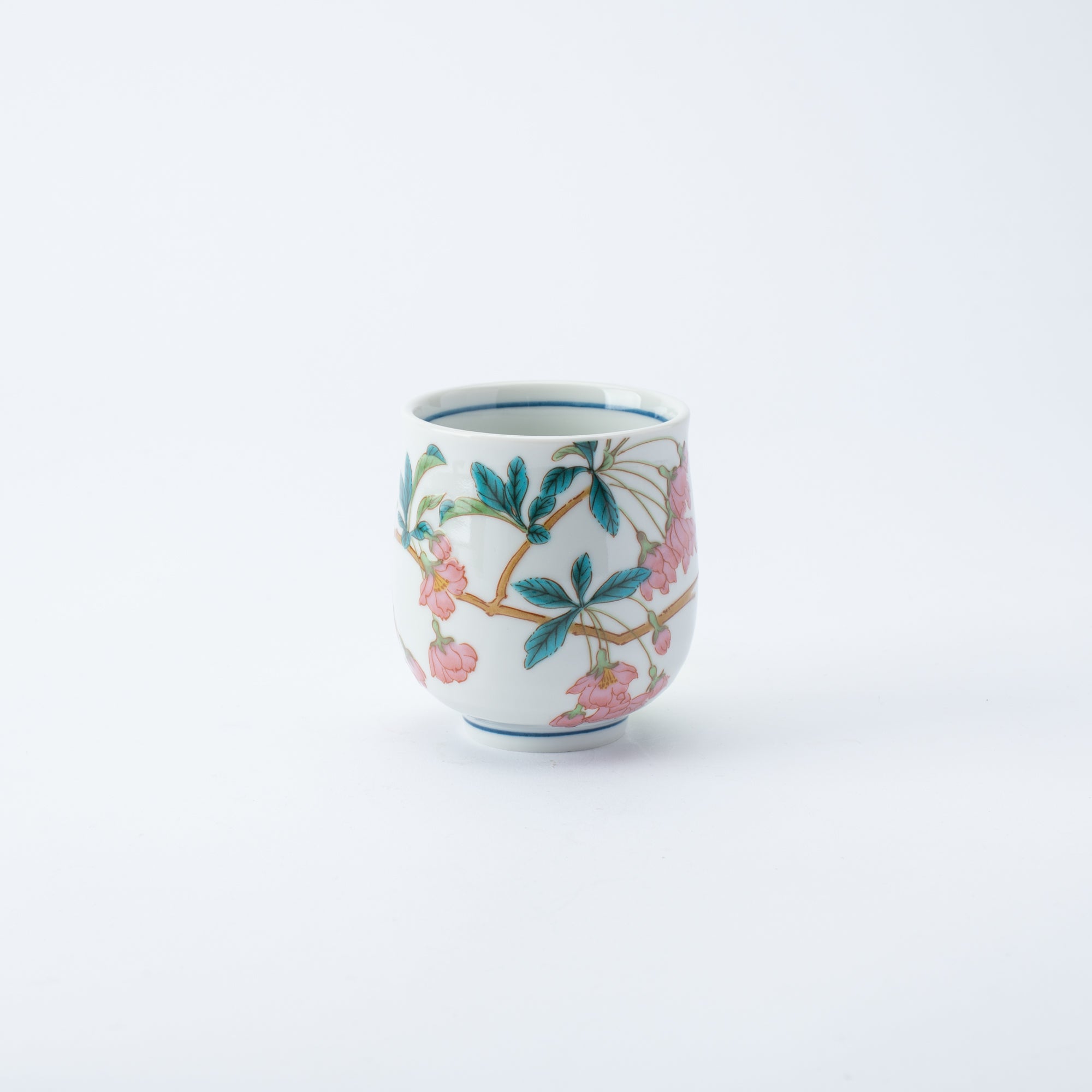 A Year in Bloom Yunomi Japanese Teacup - JAPAN KUTANI SHOP