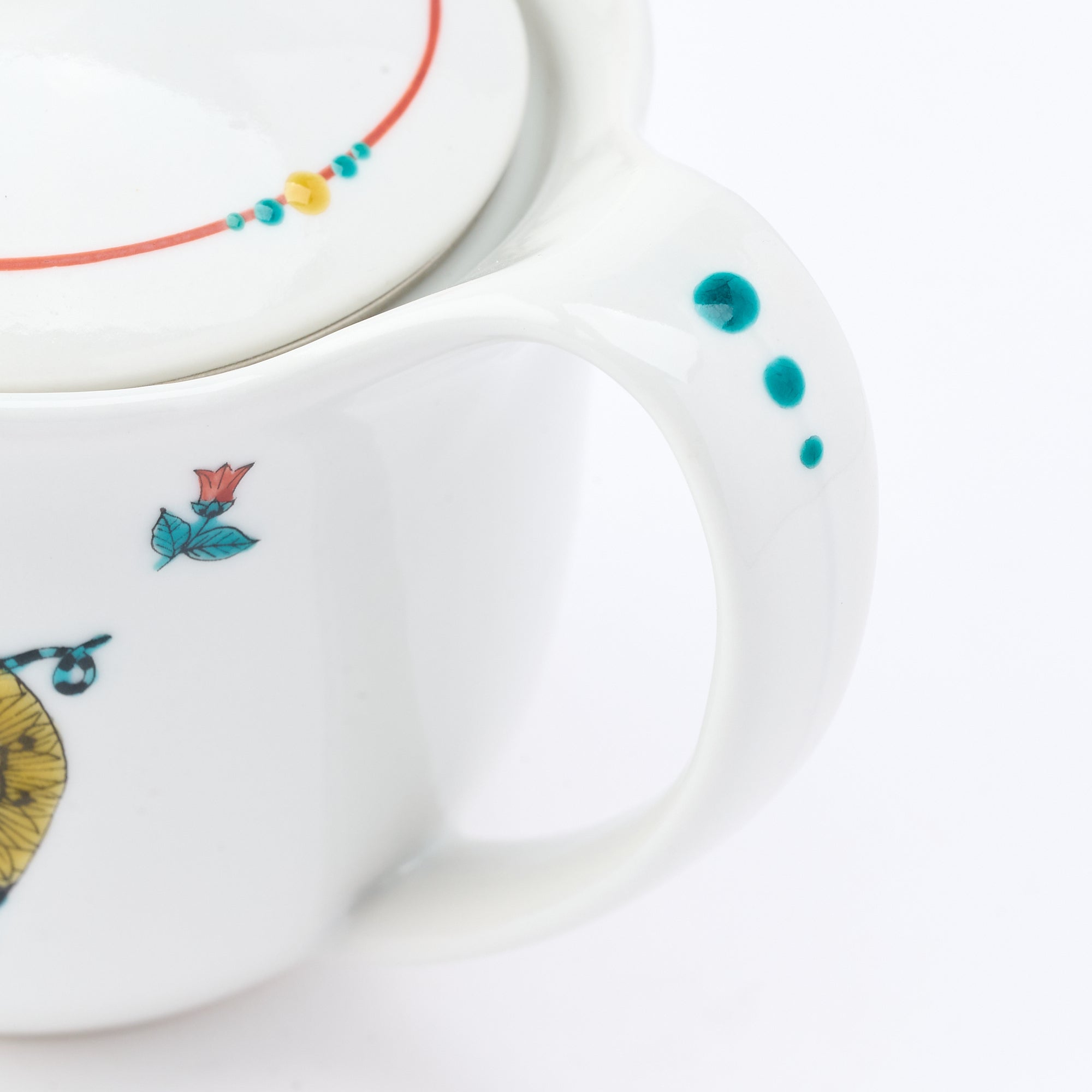 Botanical Series Japanese Teapot - JAPAN KUTANI SHOP