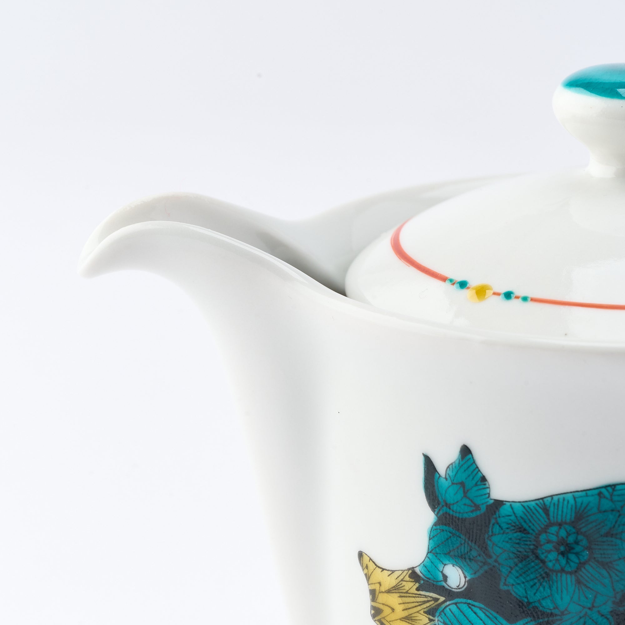 Botanical Series Japanese Teapot - JAPAN KUTANI SHOP