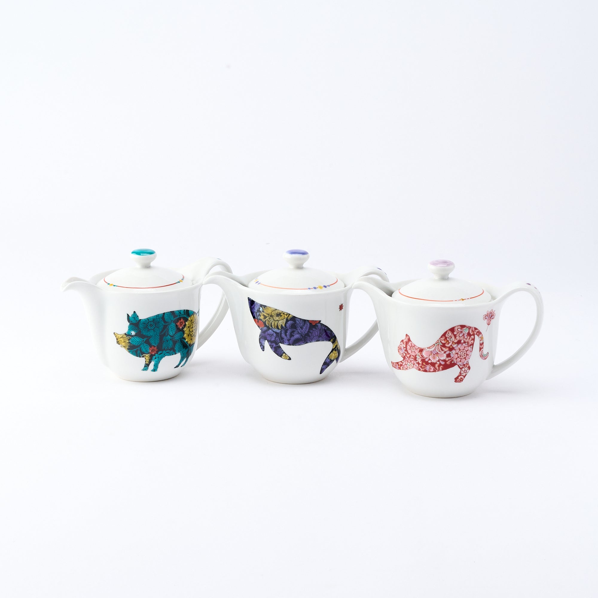 Botanical Series Japanese Teapot - JAPAN KUTANI SHOP
