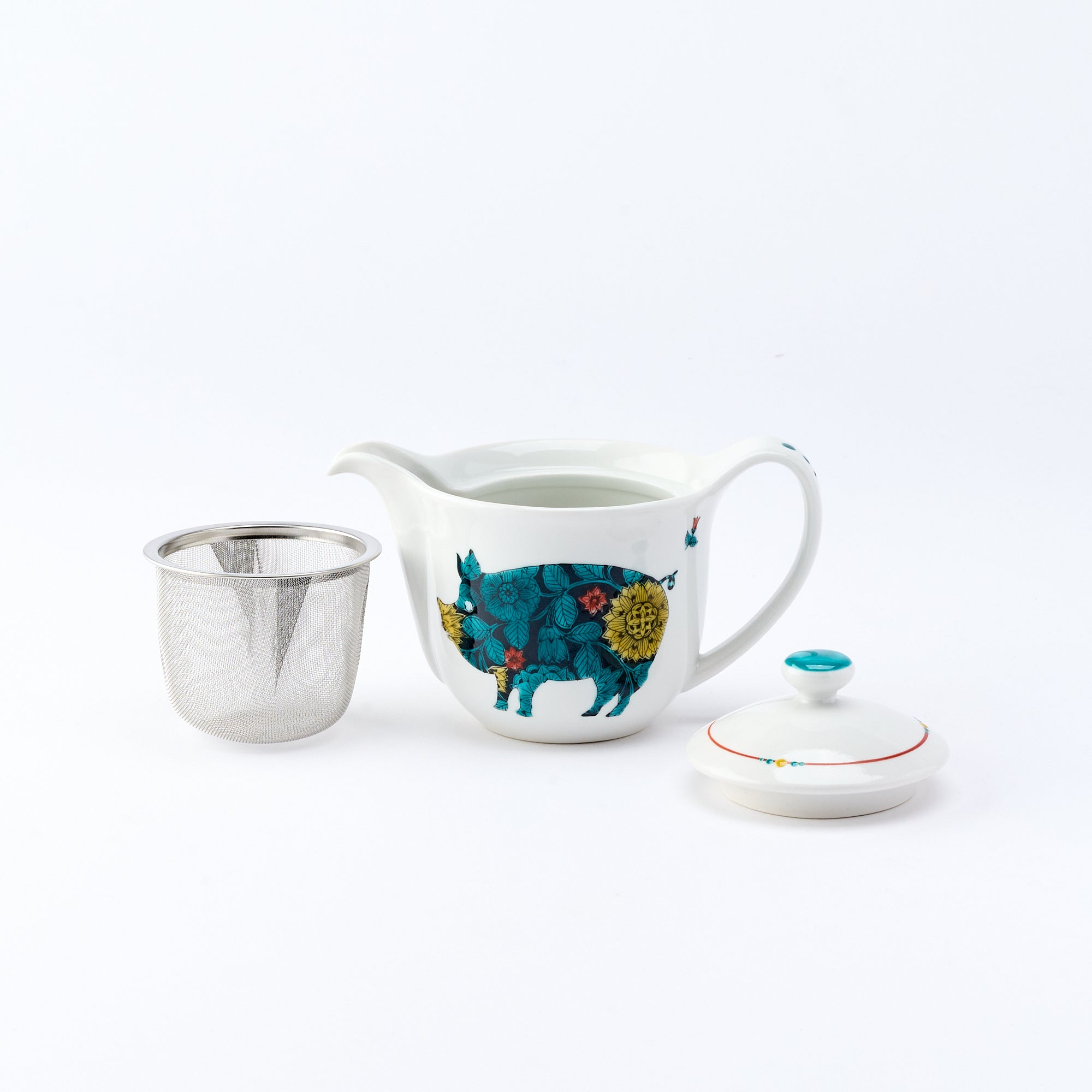 Botanical Series Japanese Teapot - JAPAN KUTANI SHOP