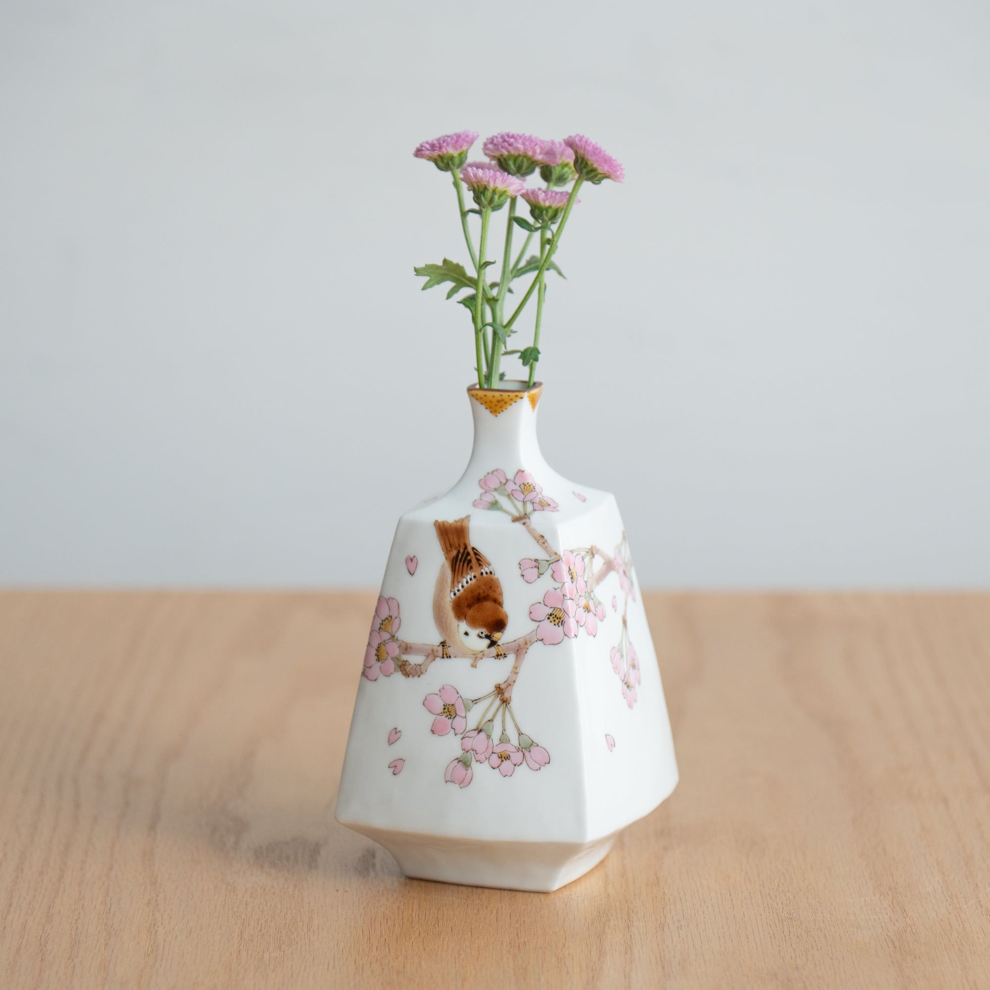 Bird and Botanicals Flower Vase