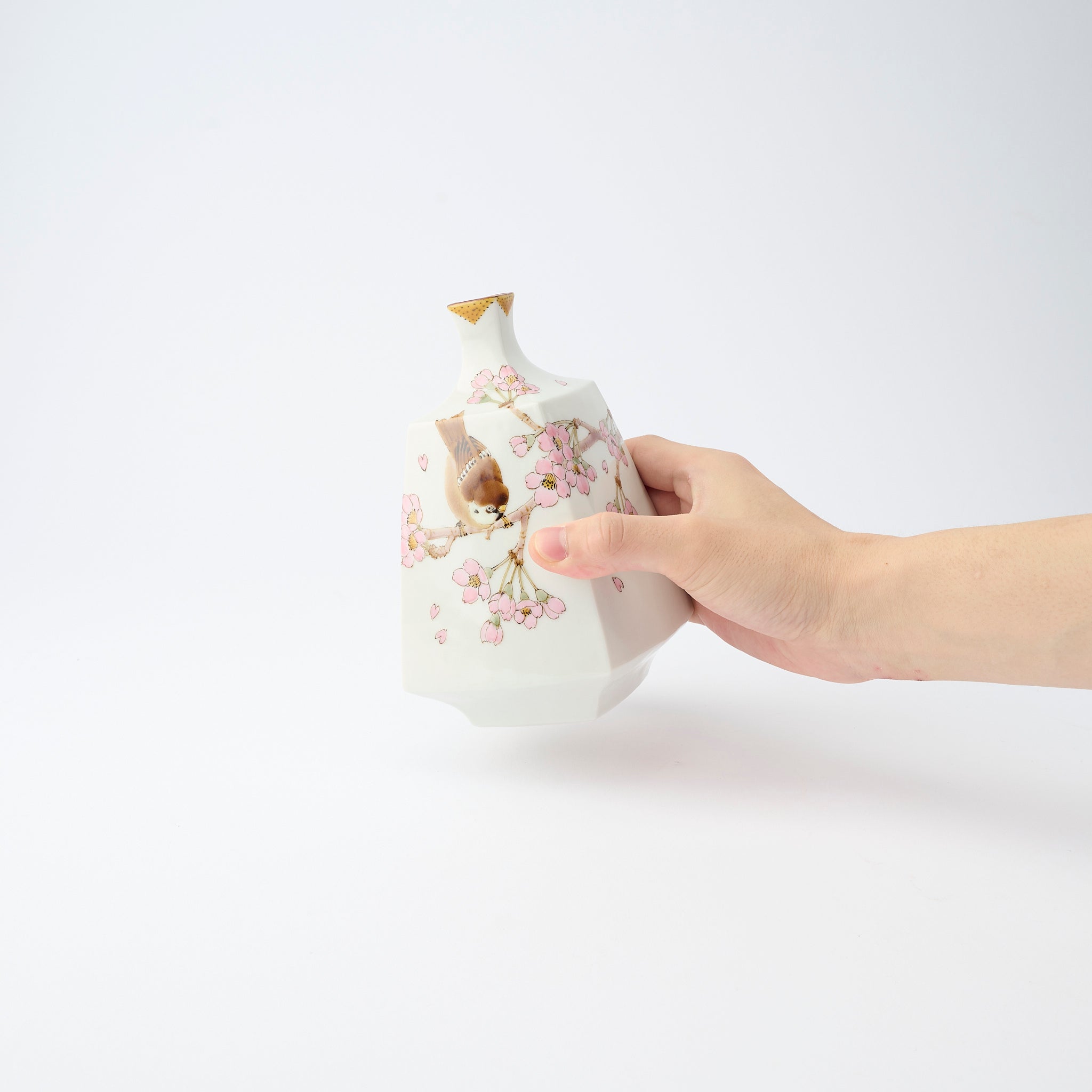 Bird and Botanicals Flower Vase