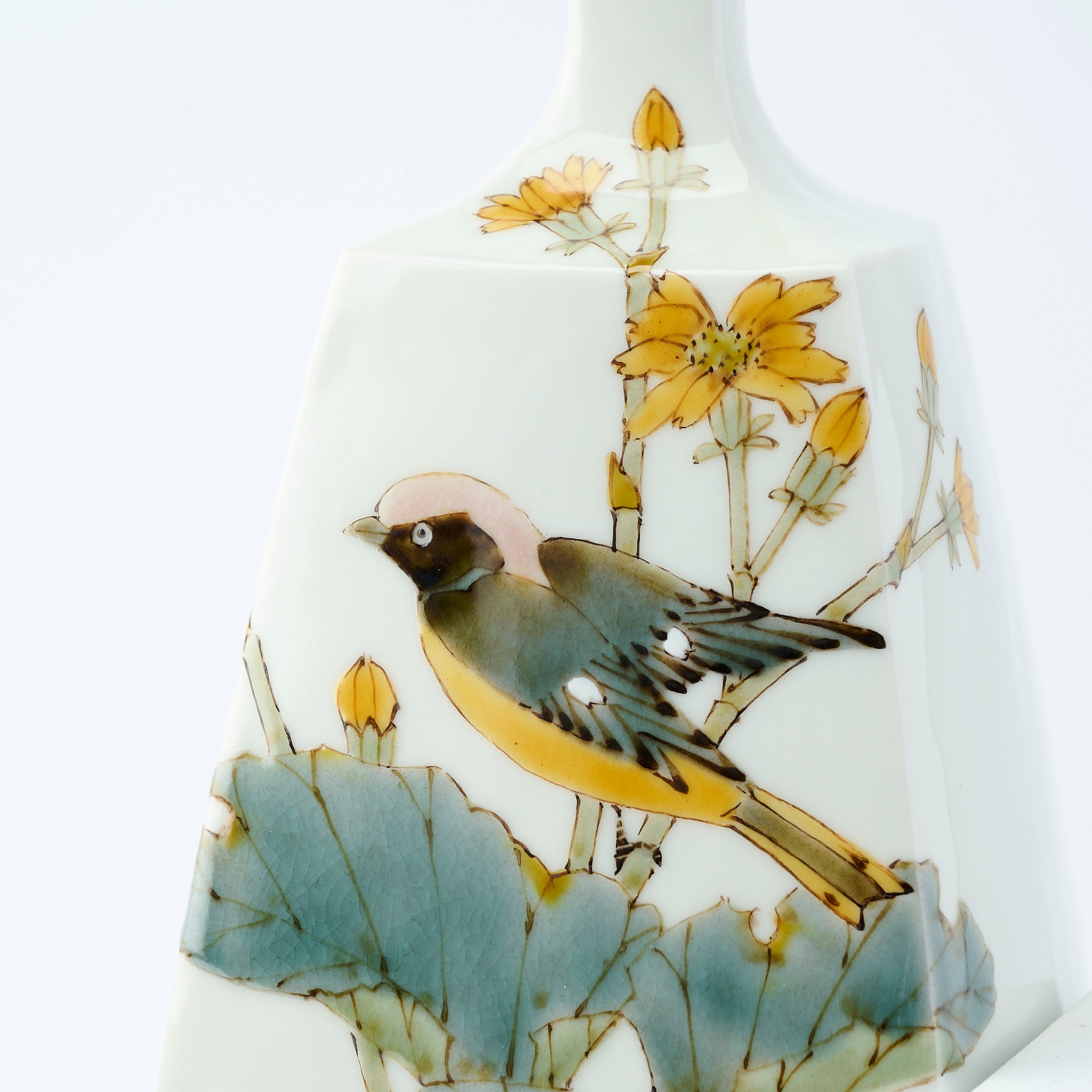 Bird and Botanicals Flower Vase
