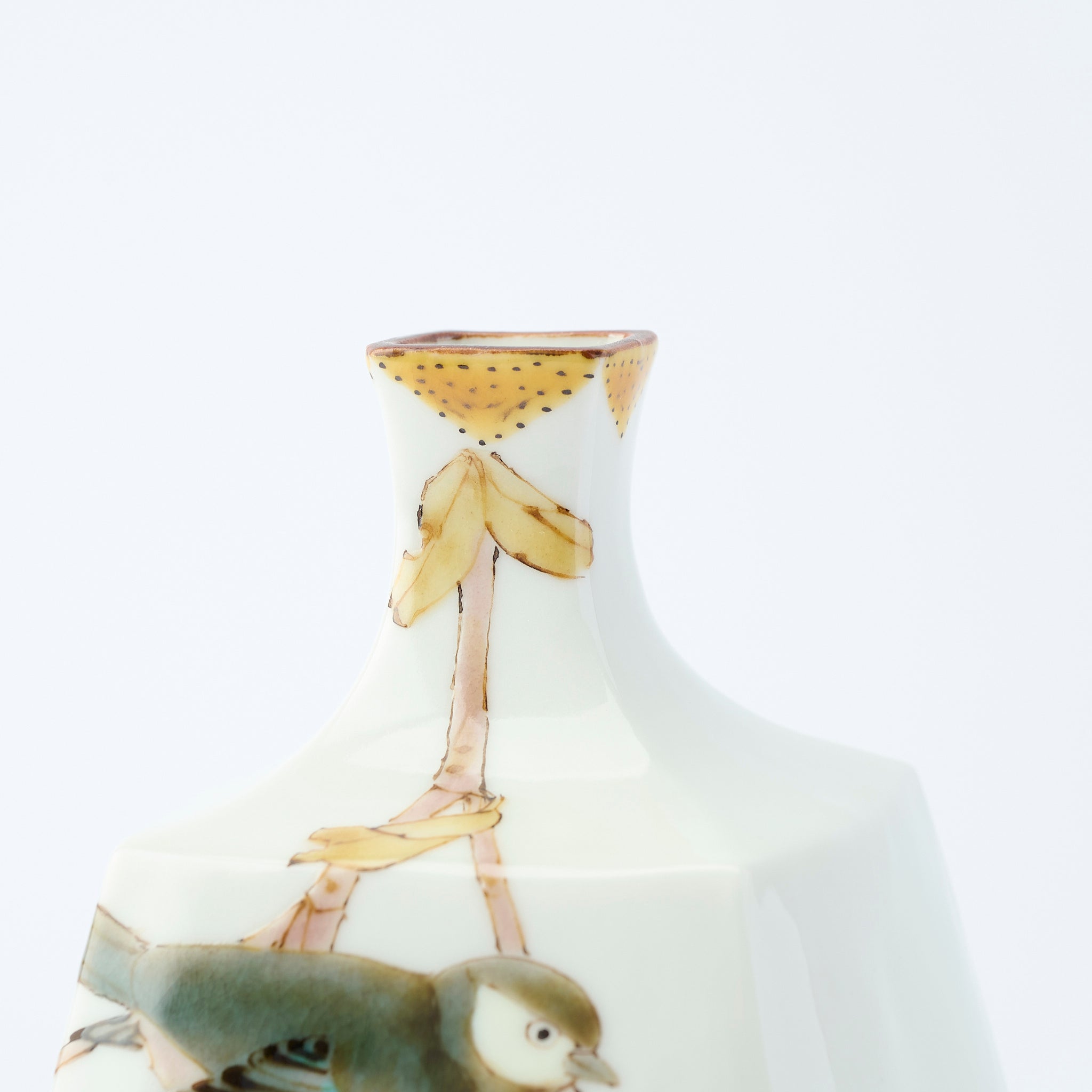 Bird and Botanicals Flower Vase
