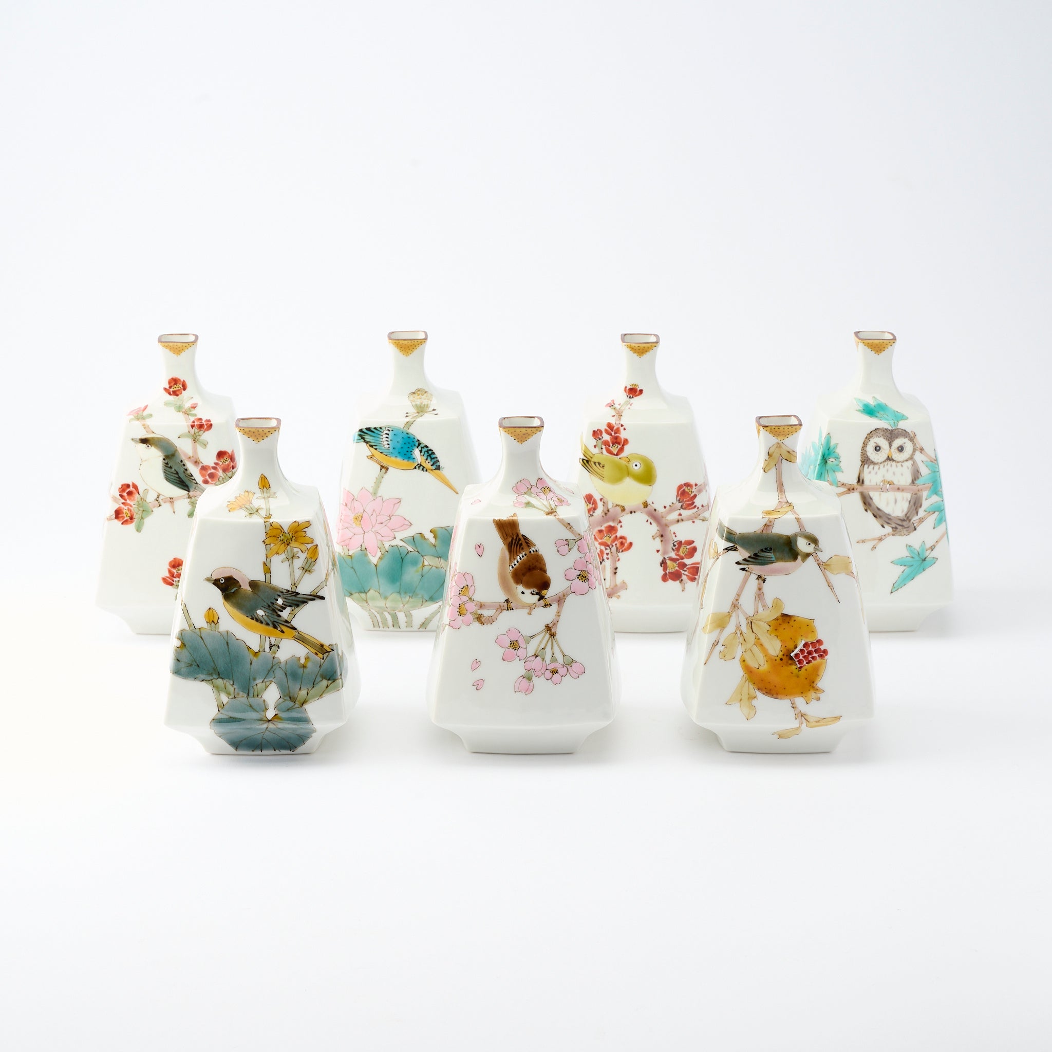 Bird and Botanicals Flower Vase