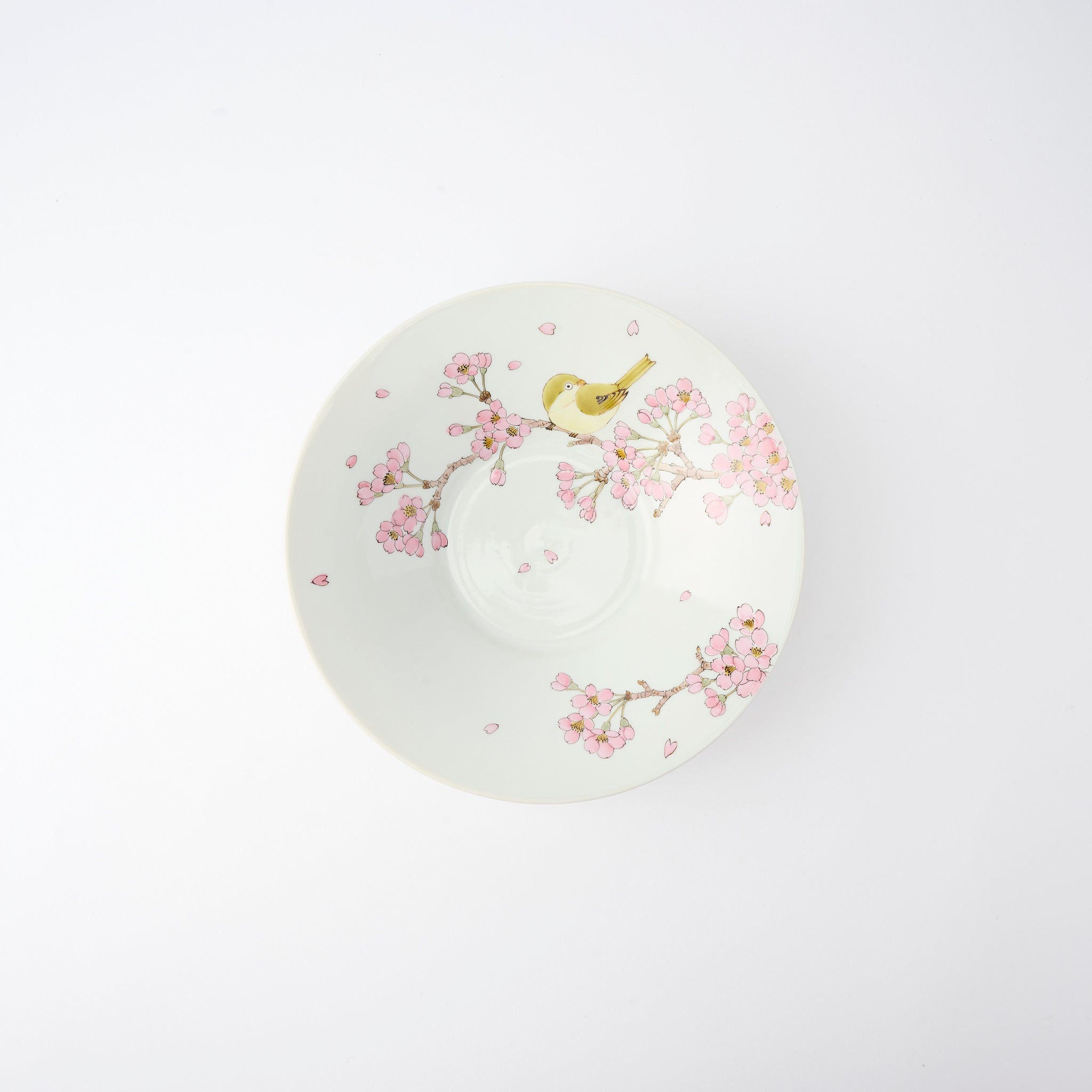Sakura with White-eye Large Bowl
