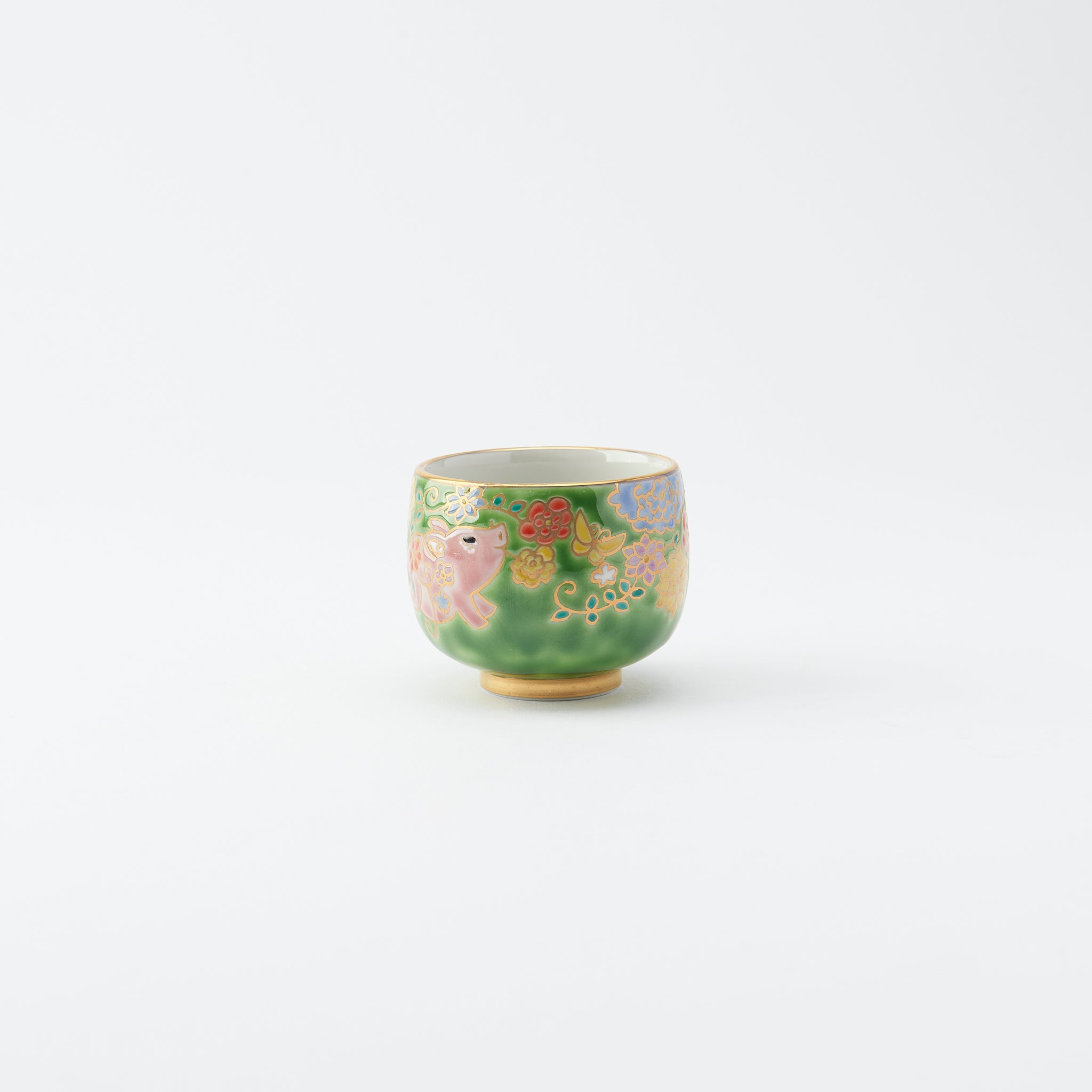 Animals and Florals Guinomi Sake Cup