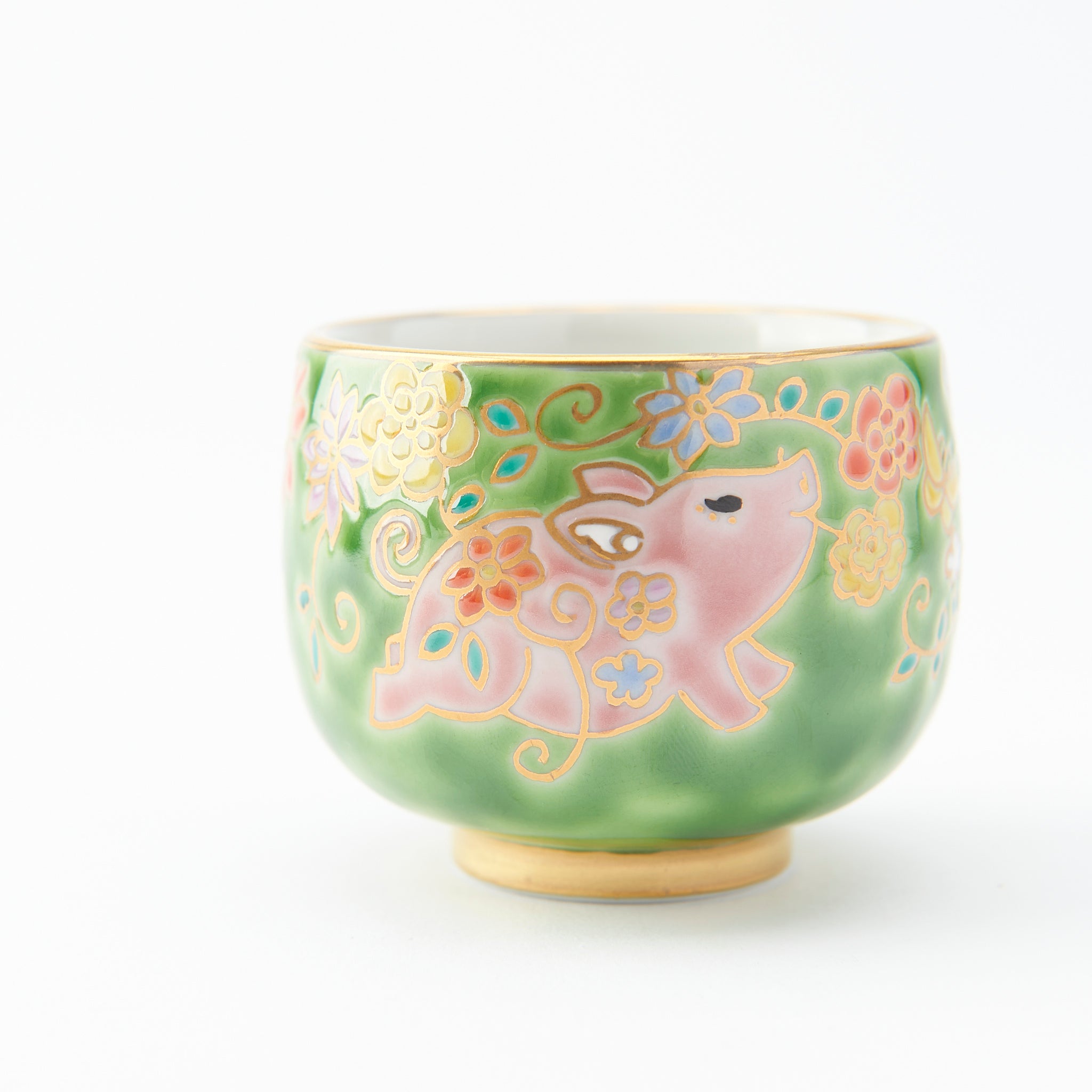 Animals and Florals Guinomi Sake Cup
