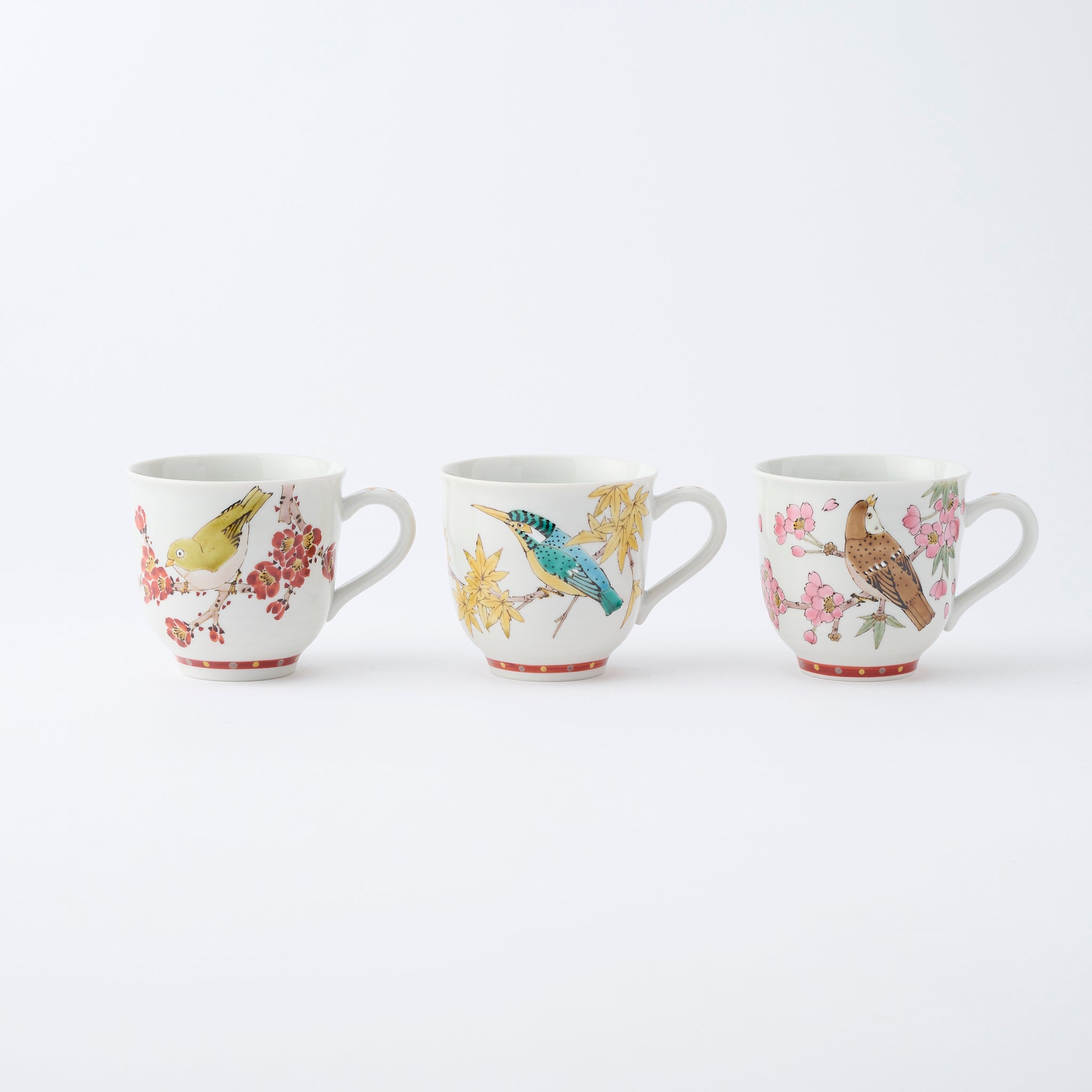 Bird and Botanicals Mug - JAPAN KUTANI SHOP