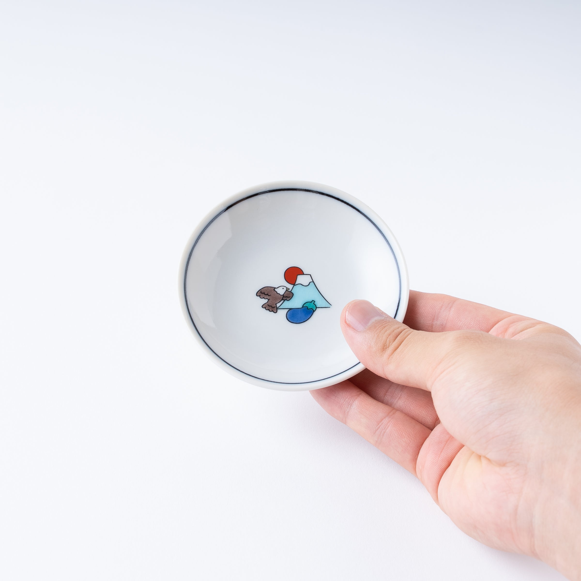 Small Charm Sauce Plate - JAPAN KUTANI SHOP