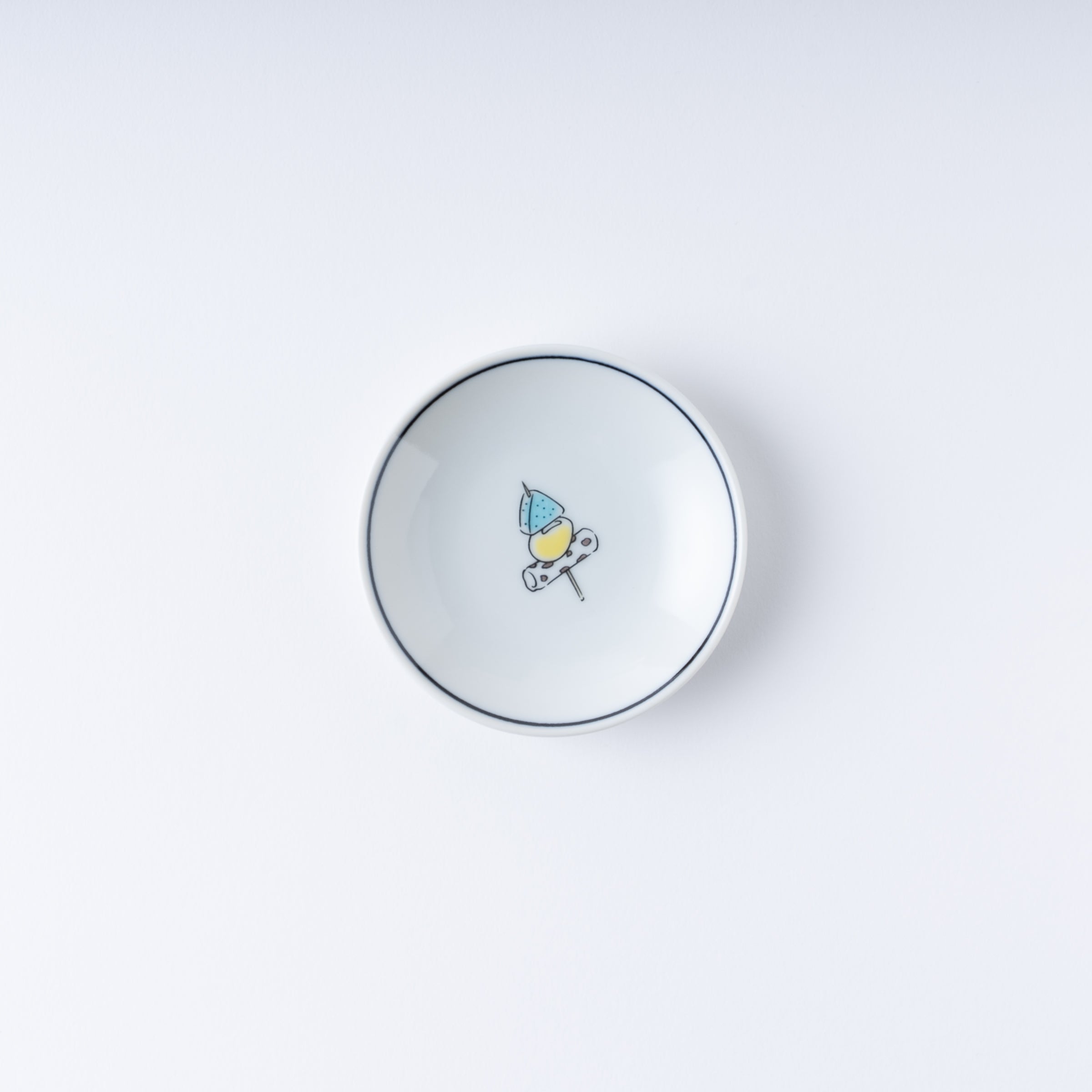 Small Charm Sauce Plate - JAPAN KUTANI SHOP