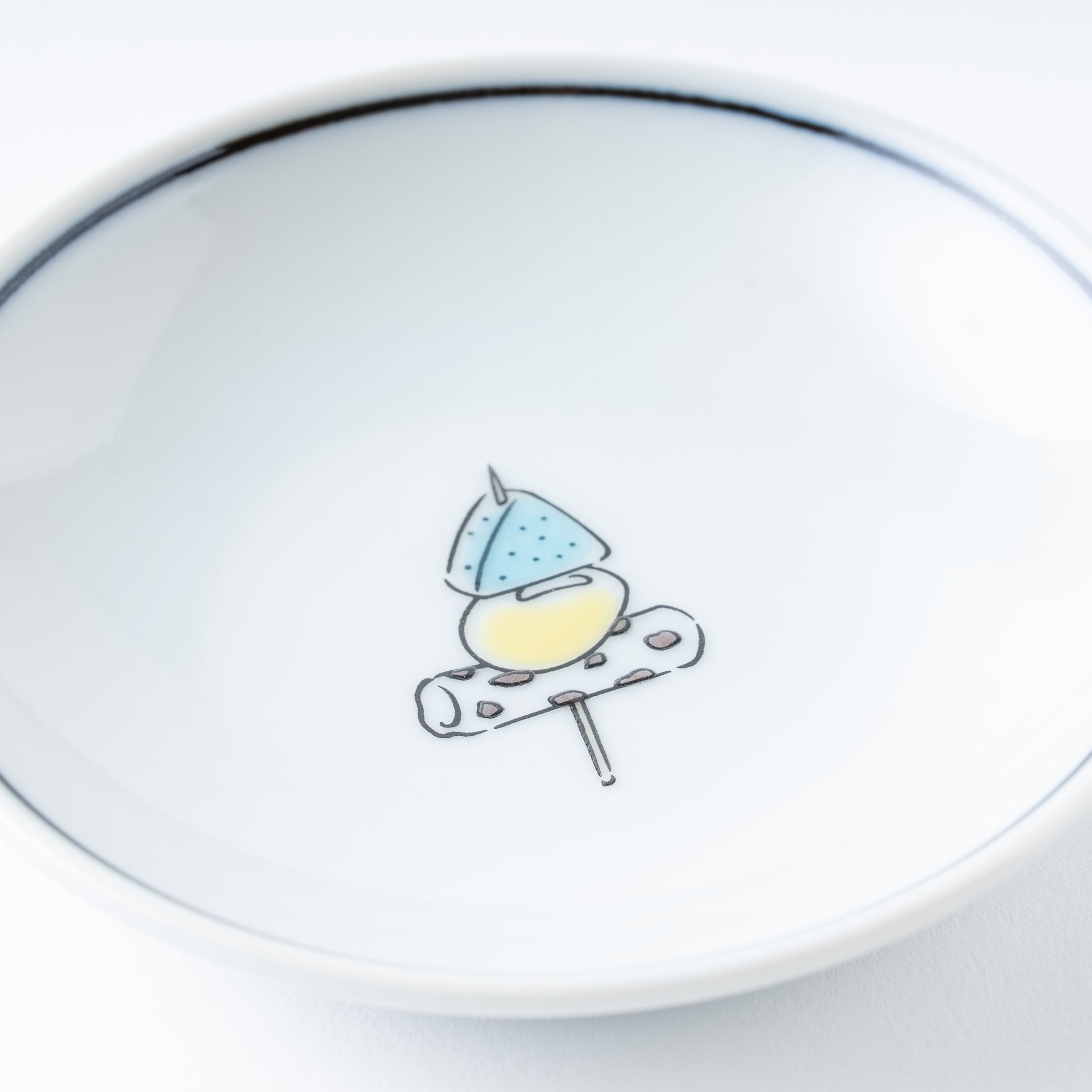 Small Charm Sauce Plate - JAPAN KUTANI SHOP