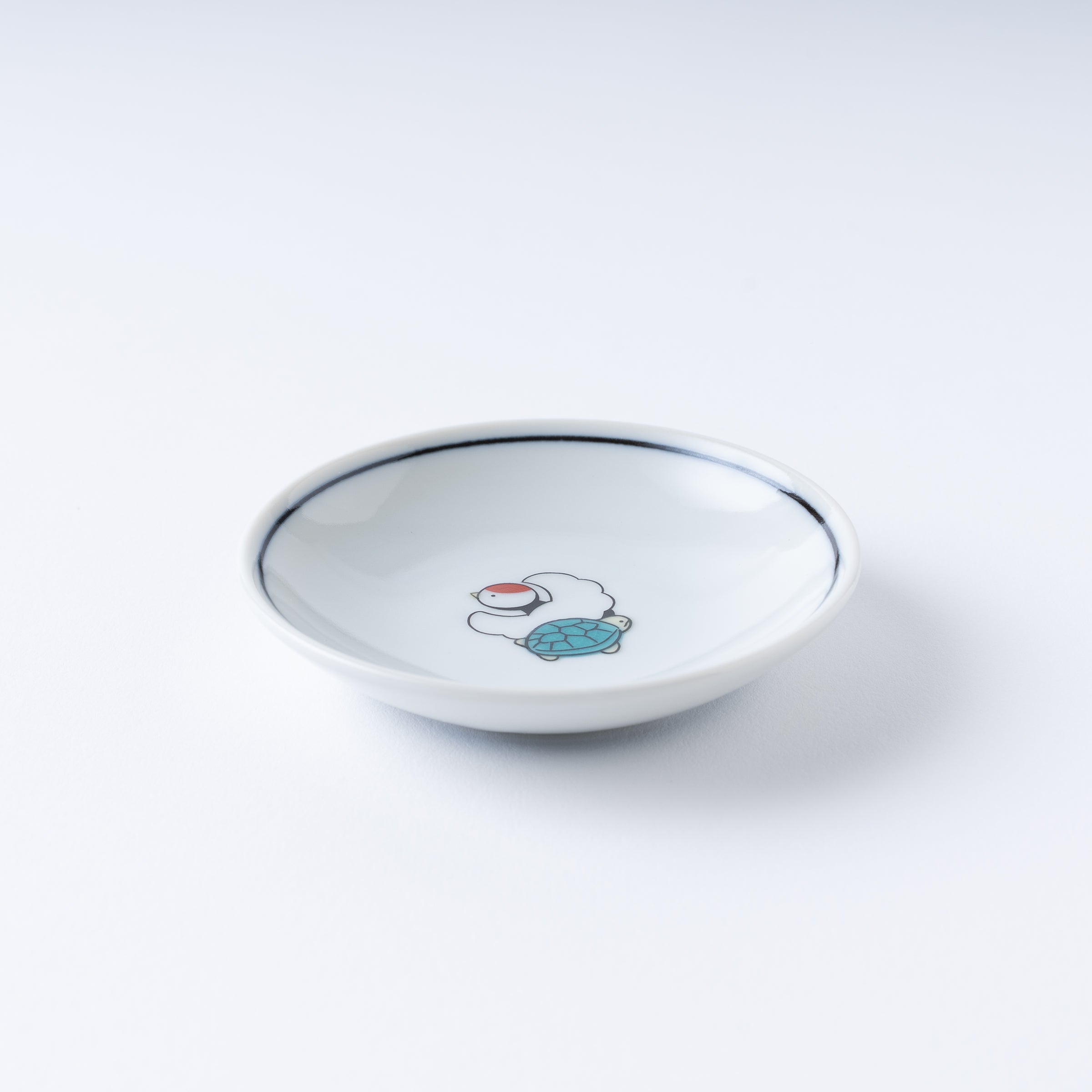 Small Charm Sauce Plate - JAPAN KUTANI SHOP