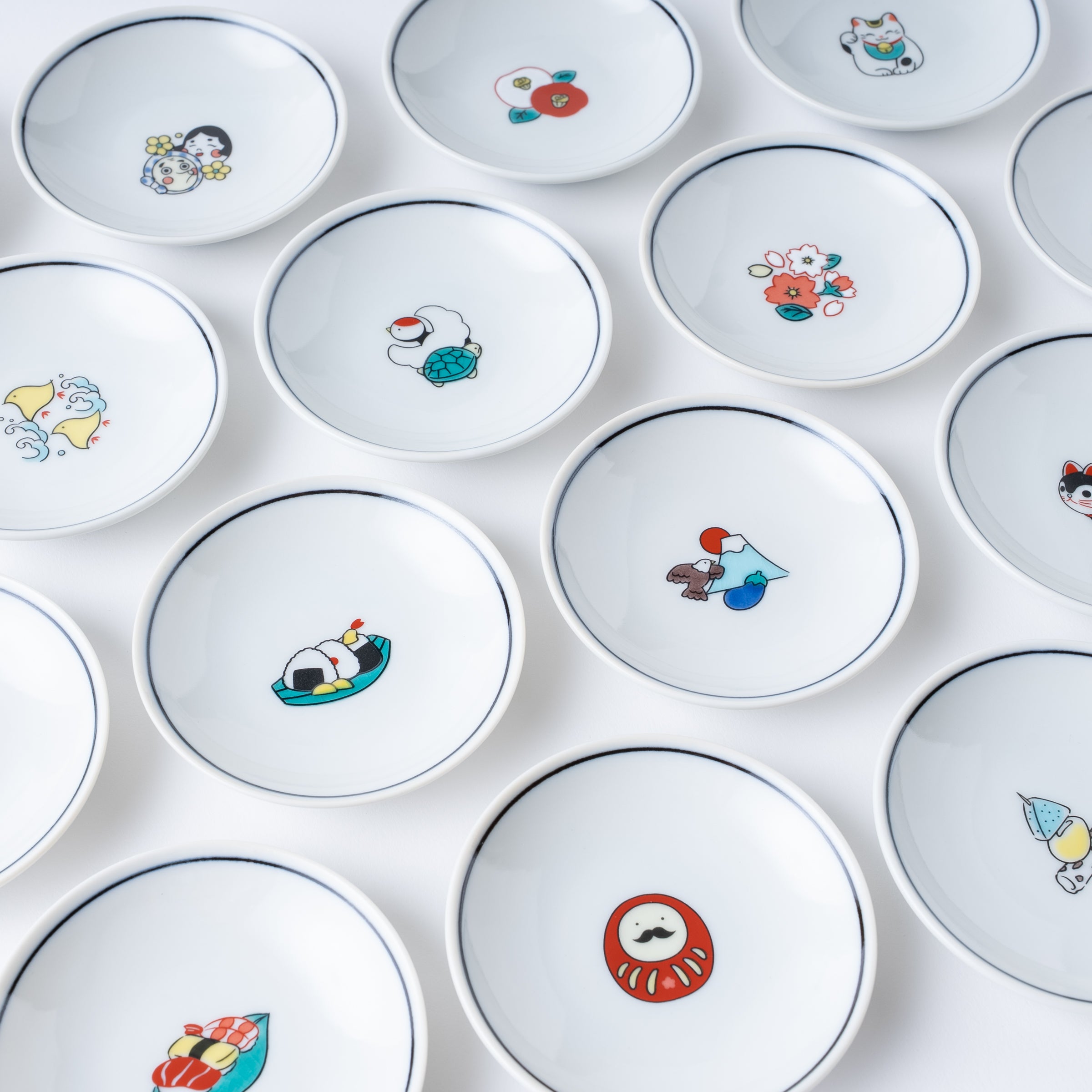 Small Charm Sauce Plate - JAPAN KUTANI SHOP