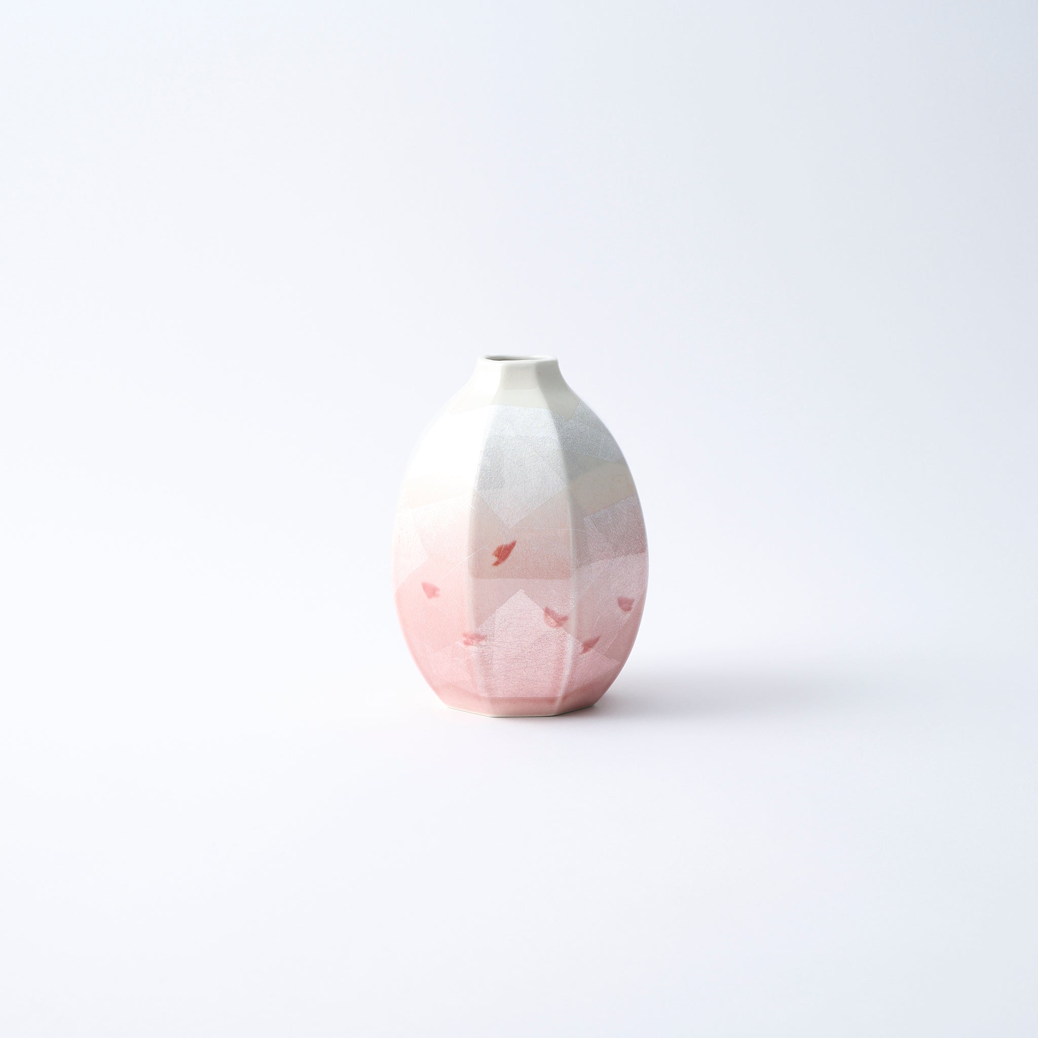 Ginsai Dancing Sakura Flower Vase - JAPAN KUTANI SHOP