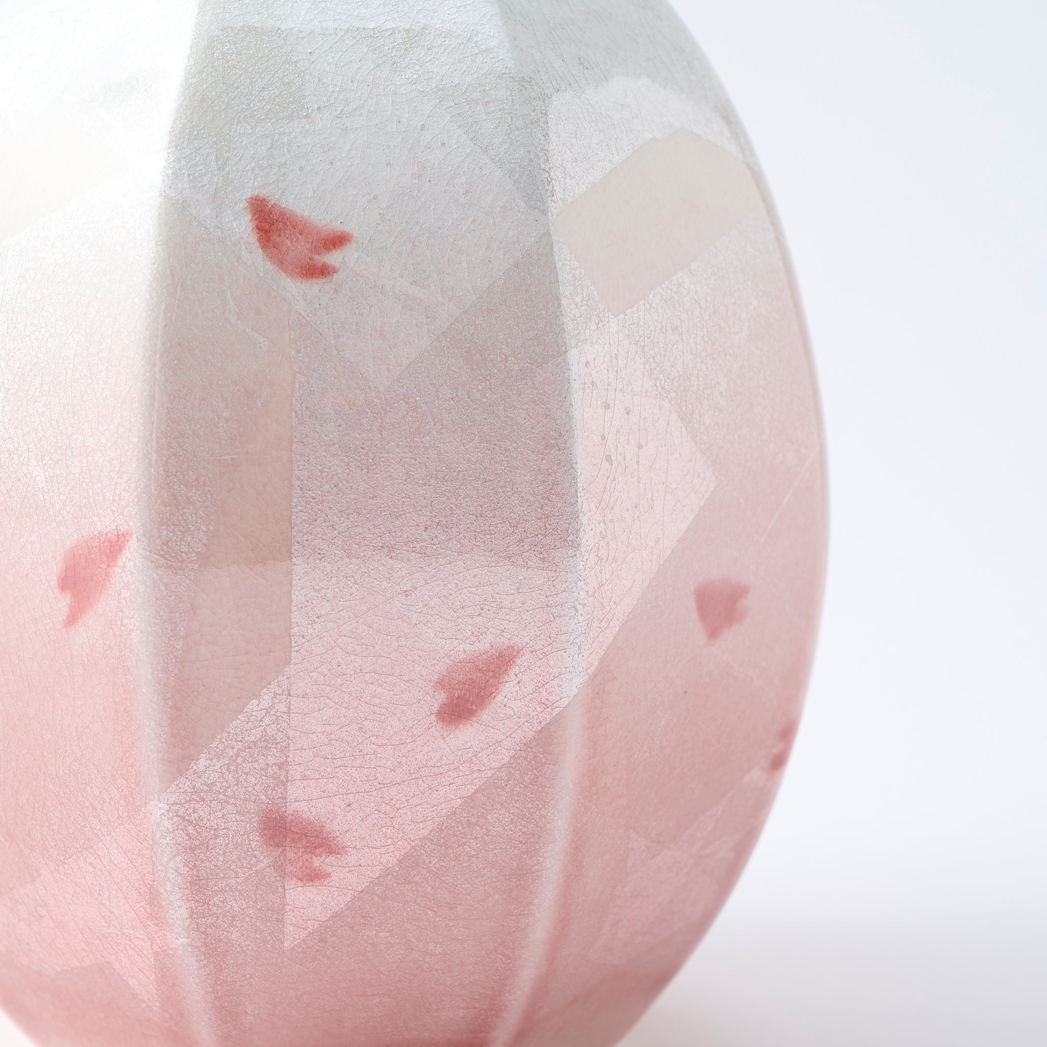 Ginsai Dancing Sakura Flower Vase - JAPAN KUTANI SHOP