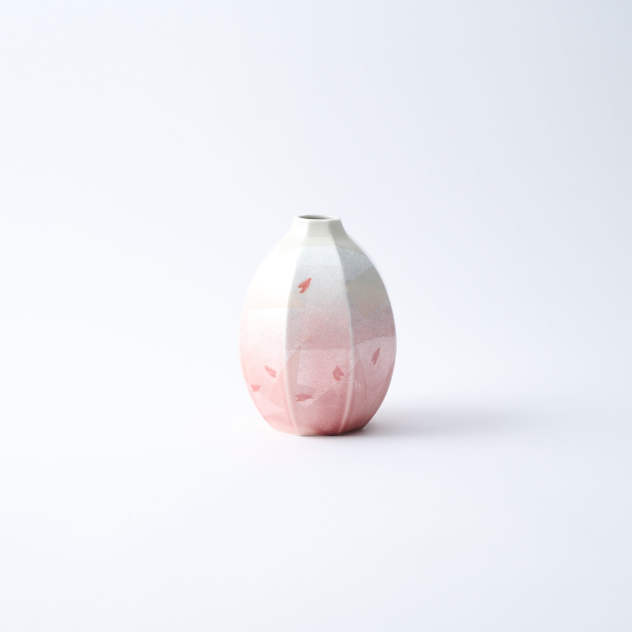 Ginsai Dancing Sakura Flower Vase - JAPAN KUTANI SHOP