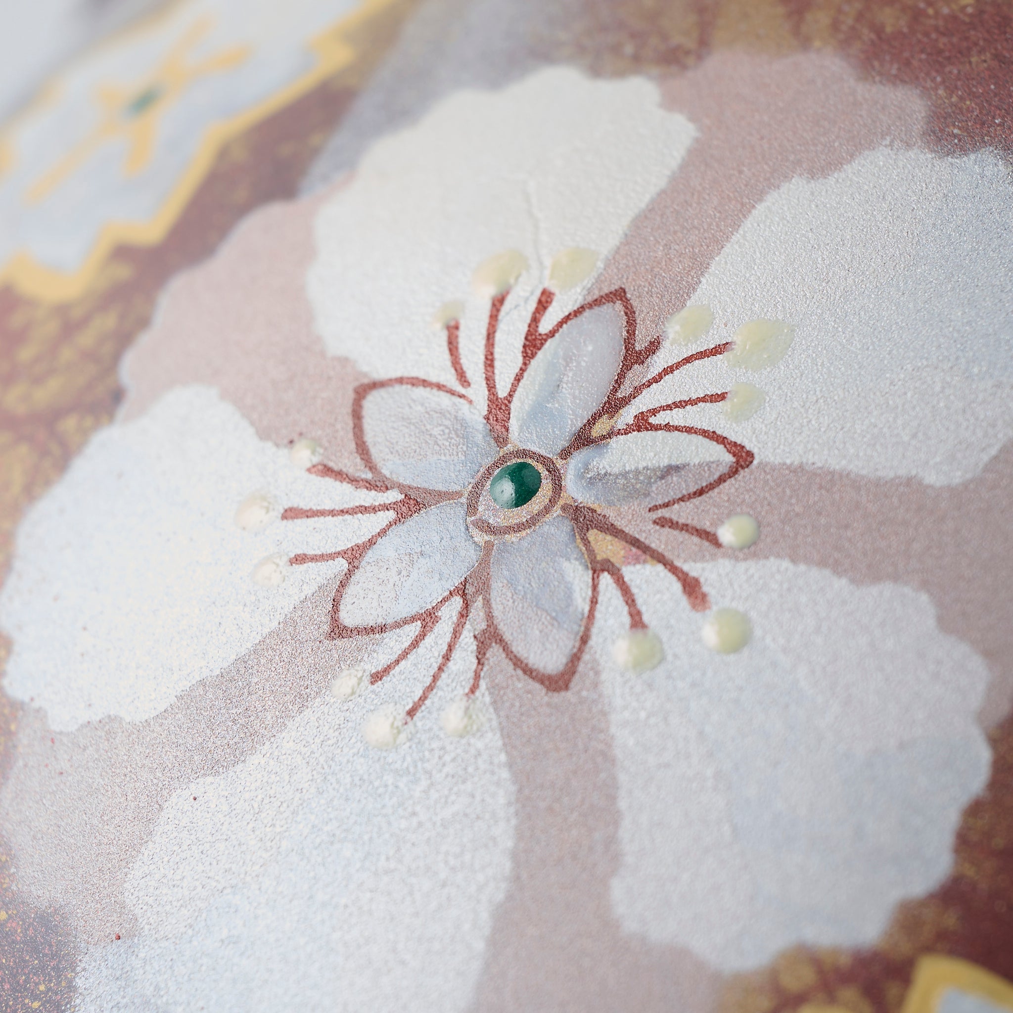 Sunlit Dance of Flowers Flower Vase - JAPAN KUTANI SHOP