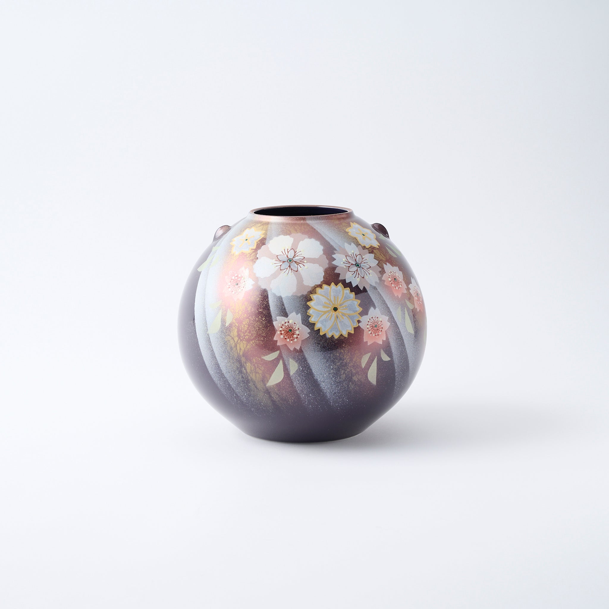 Sunlit Dance of Flowers Flower Vase - JAPAN KUTANI SHOP