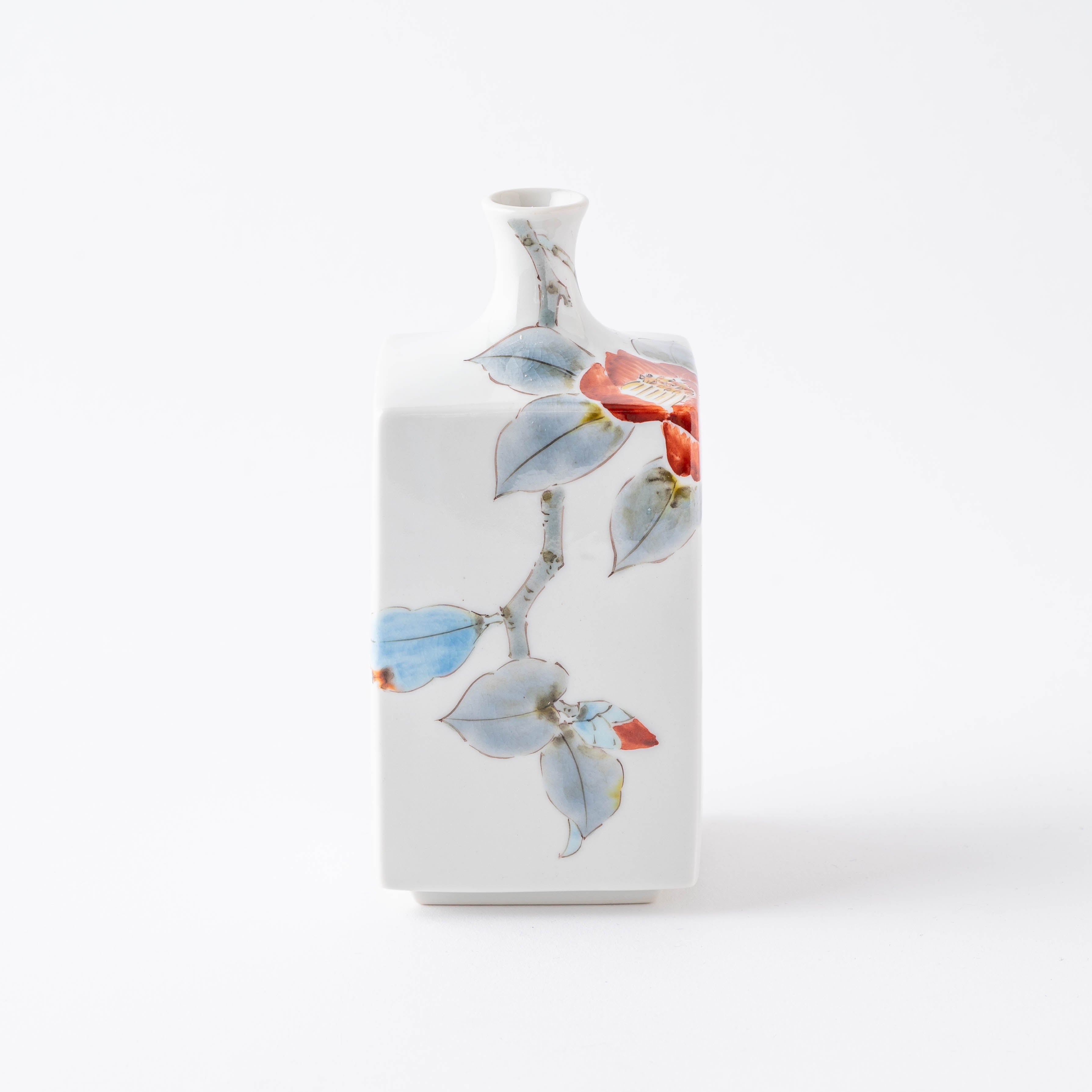 Delicate Camellia Flower Vase - JAPAN KUTANI SHOP