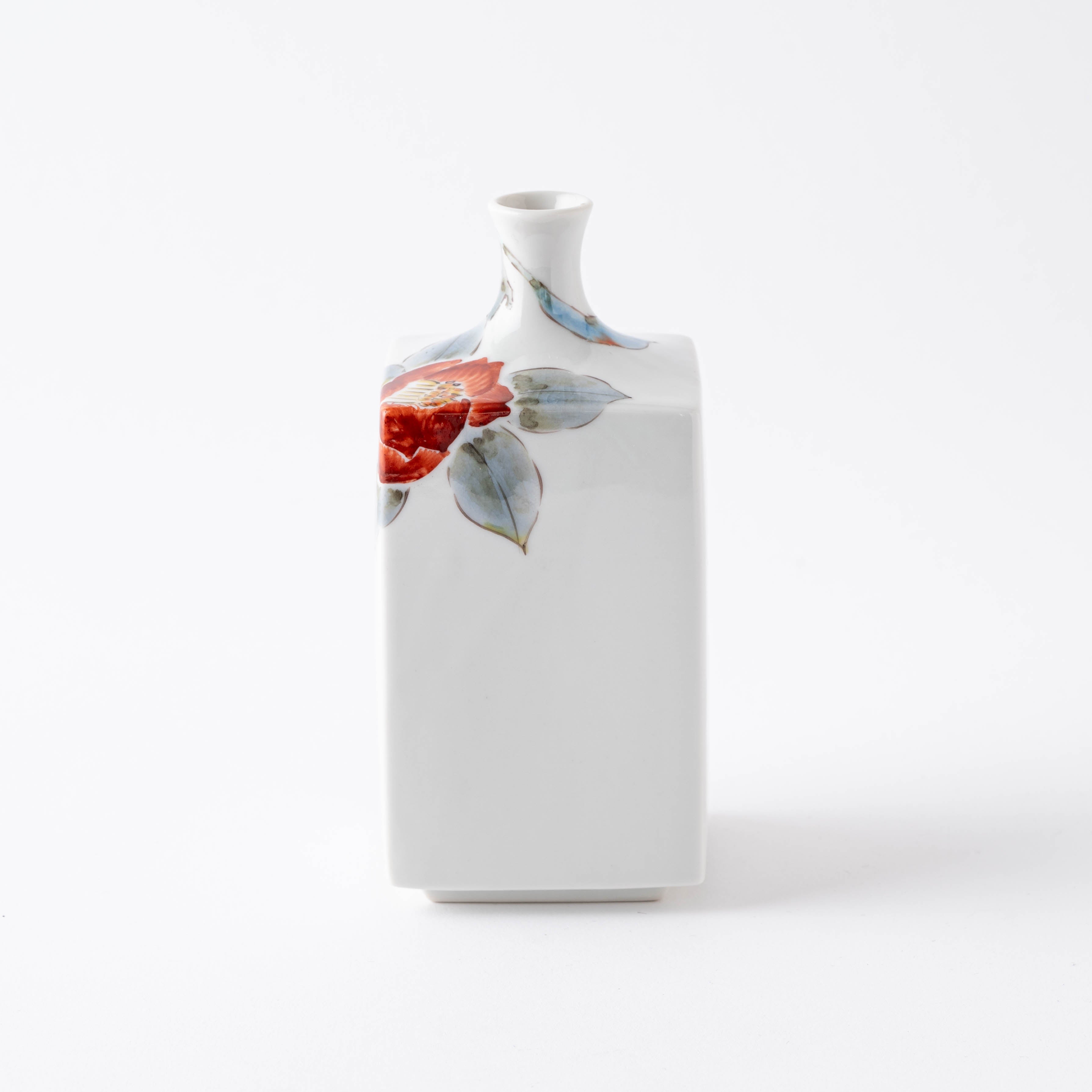 Delicate Camellia Flower Vase - JAPAN KUTANI SHOP