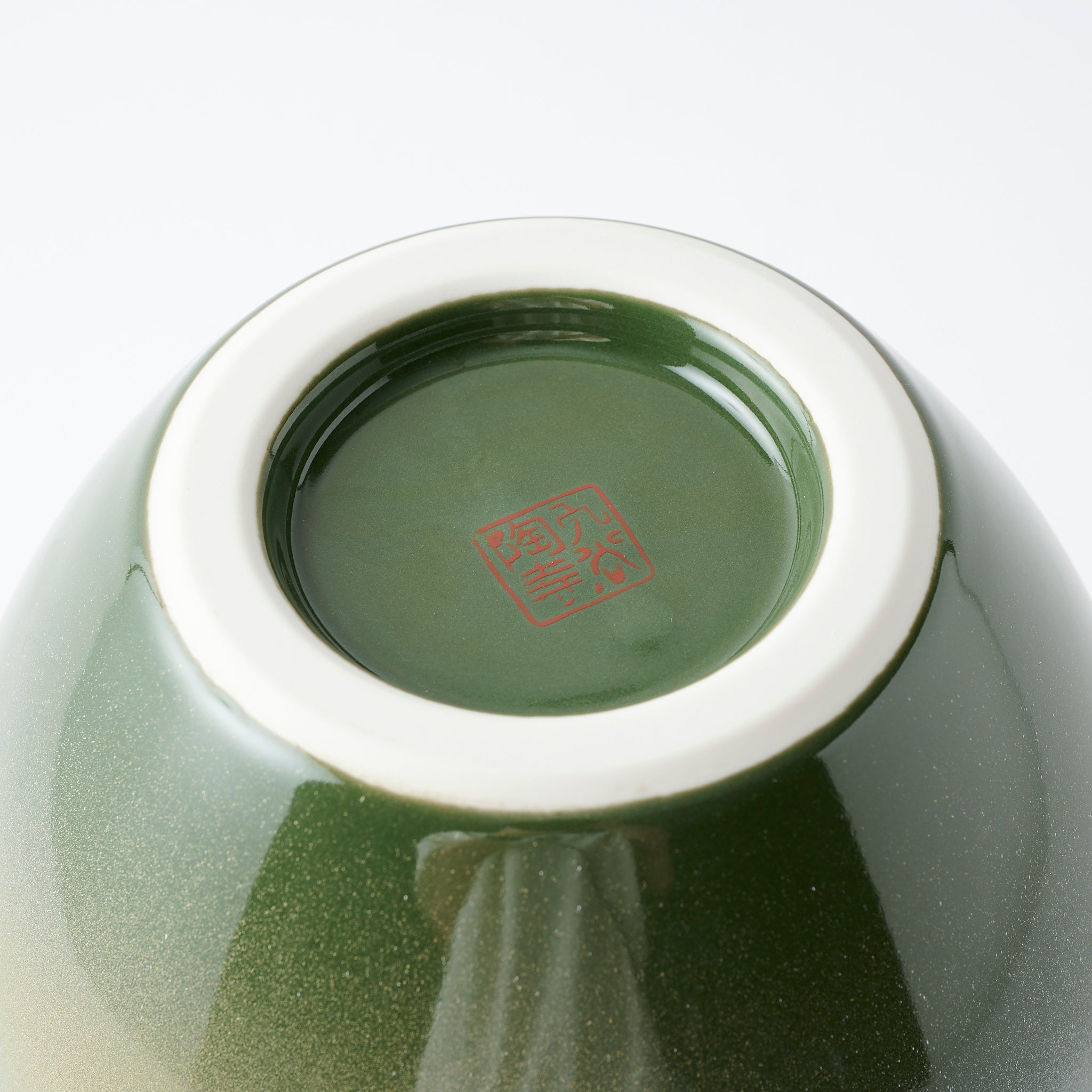 Misty Mountain Landscape Japanese Flower Vase with Stand - JAPAN KUTANI SHOP