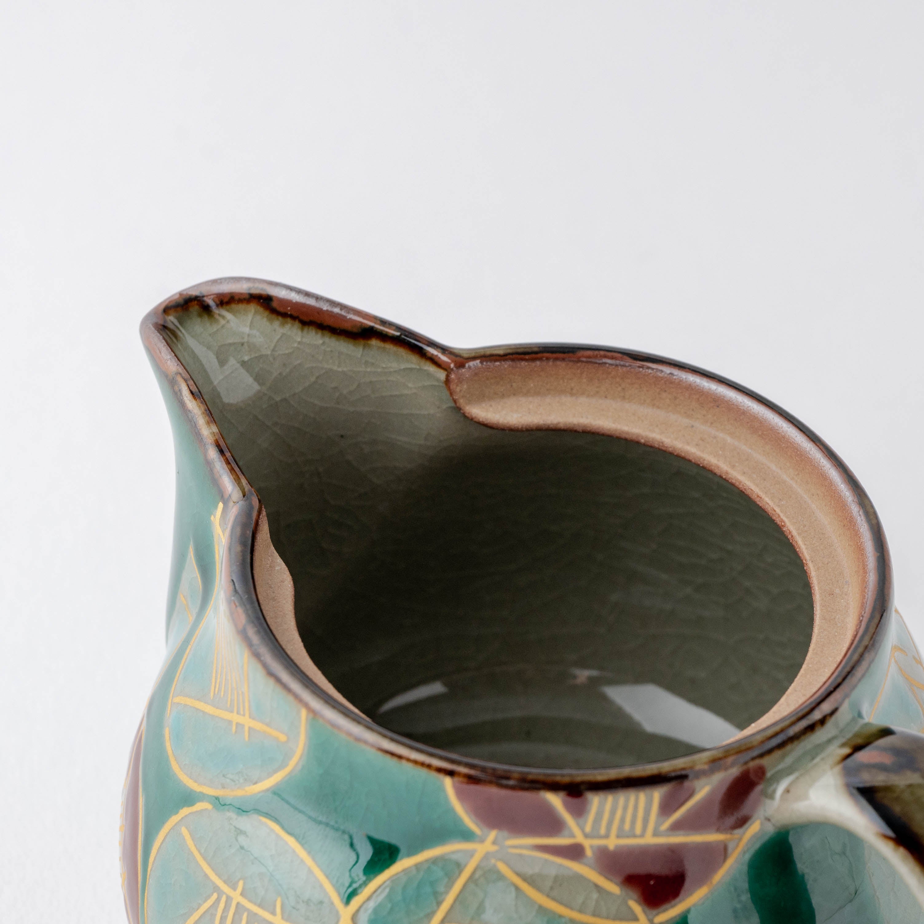 Golden Camellia Japanese Teapot