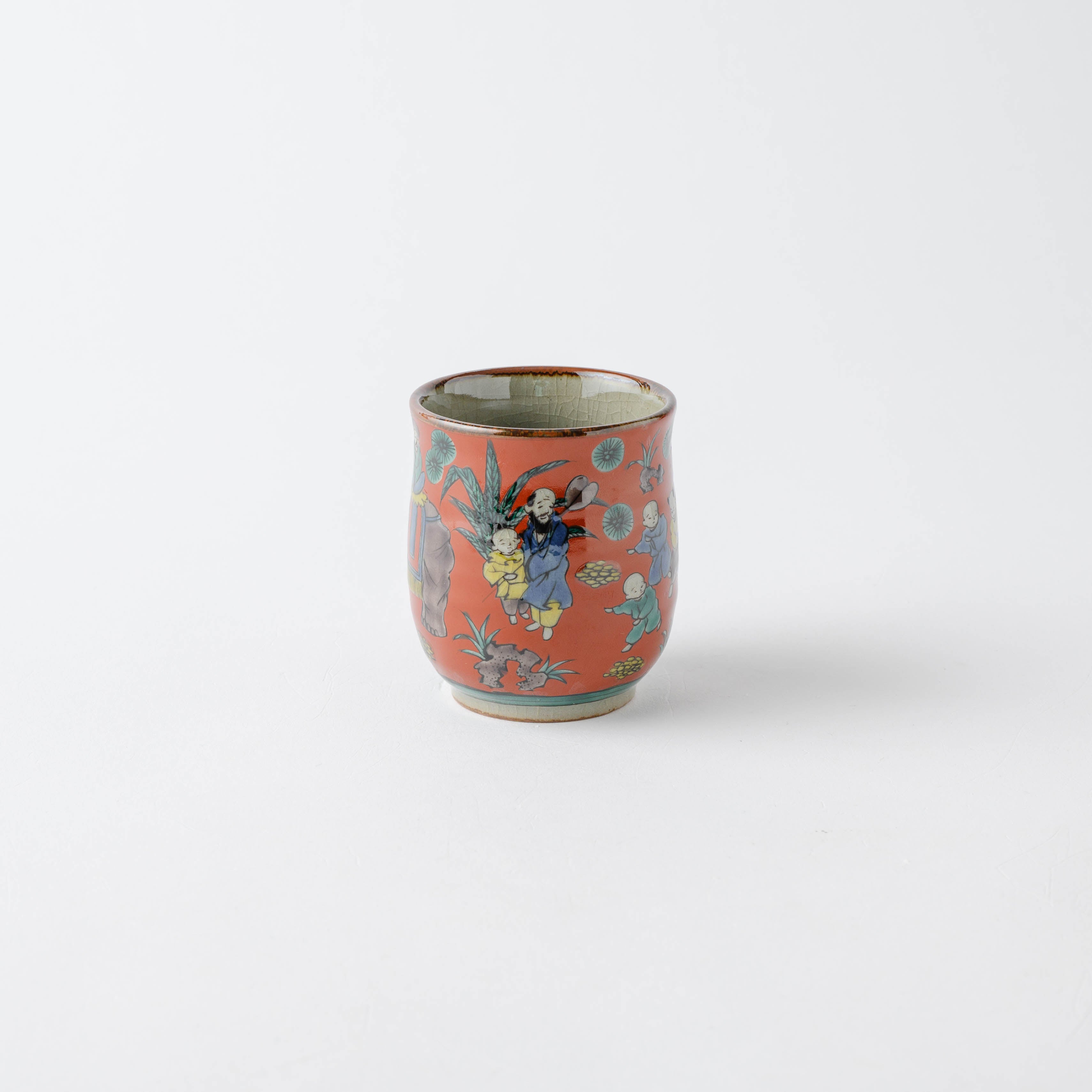 Mokubei Yunomi Japanese Teacup Pair - JAPAN KUTANI SHOP